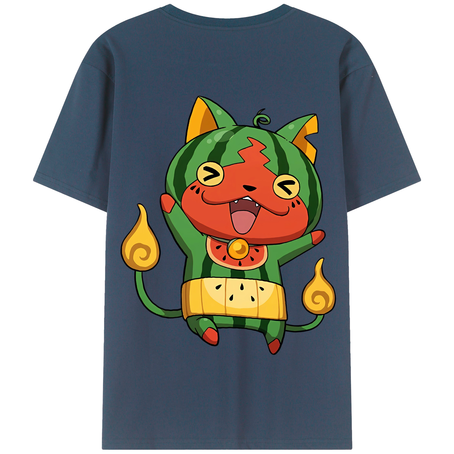 （画像用） 妖怪ウォッチ Yo-kai Watch 綿100％半袖Tシャツ（背面プリント）