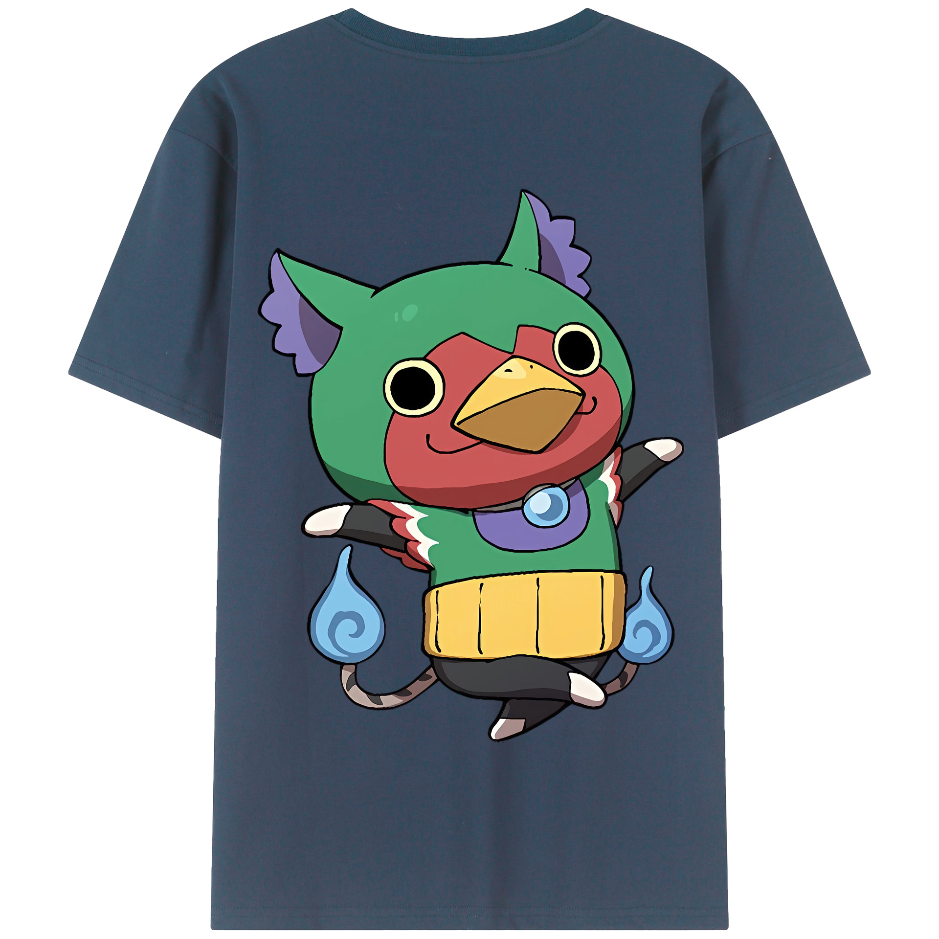 （画像用） 妖怪ウォッチ Yo-kai Watch 綿100％半袖Tシャツ（背面プリント）
