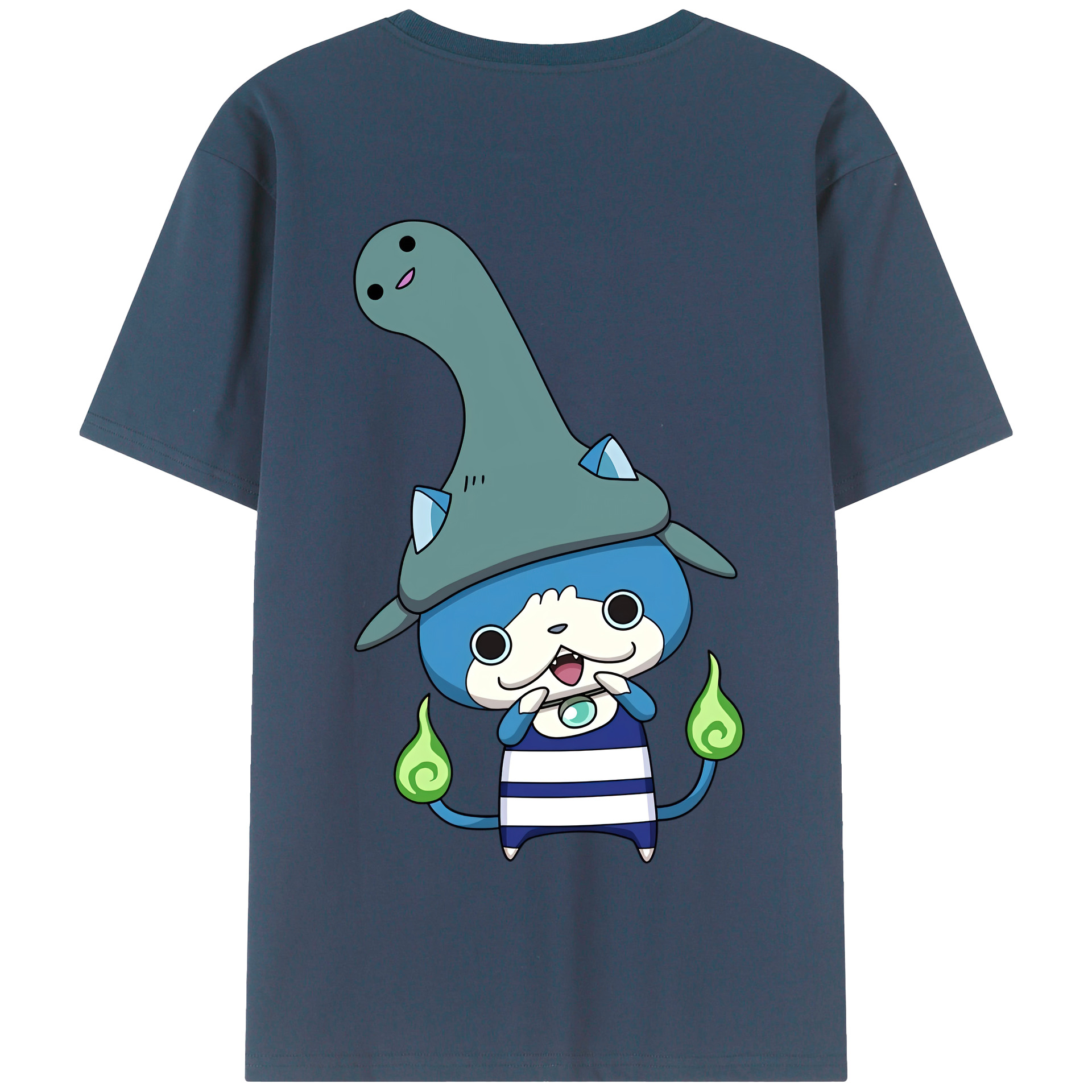 （画像用） 妖怪ウォッチ Yo-kai Watch 綿100％半袖Tシャツ（背面プリント）
