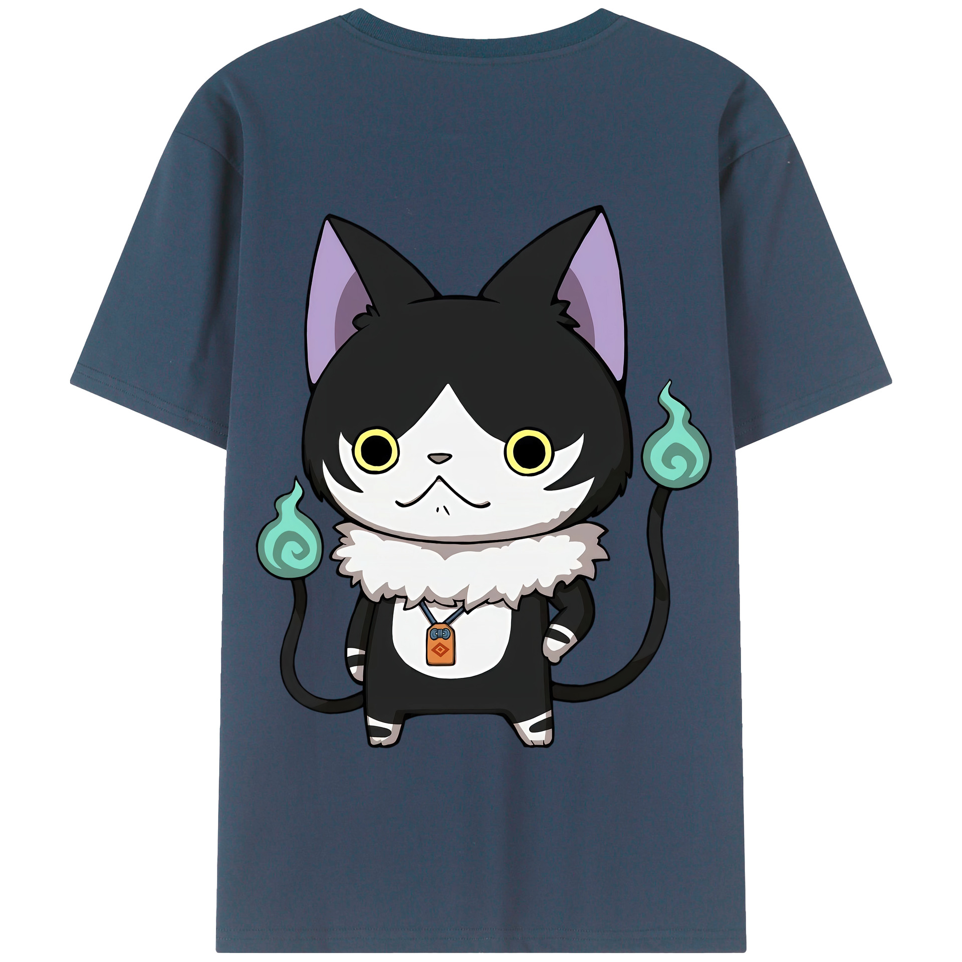 （画像用） 妖怪ウォッチ Yo-kai Watch 綿100％半袖Tシャツ（背面プリント）