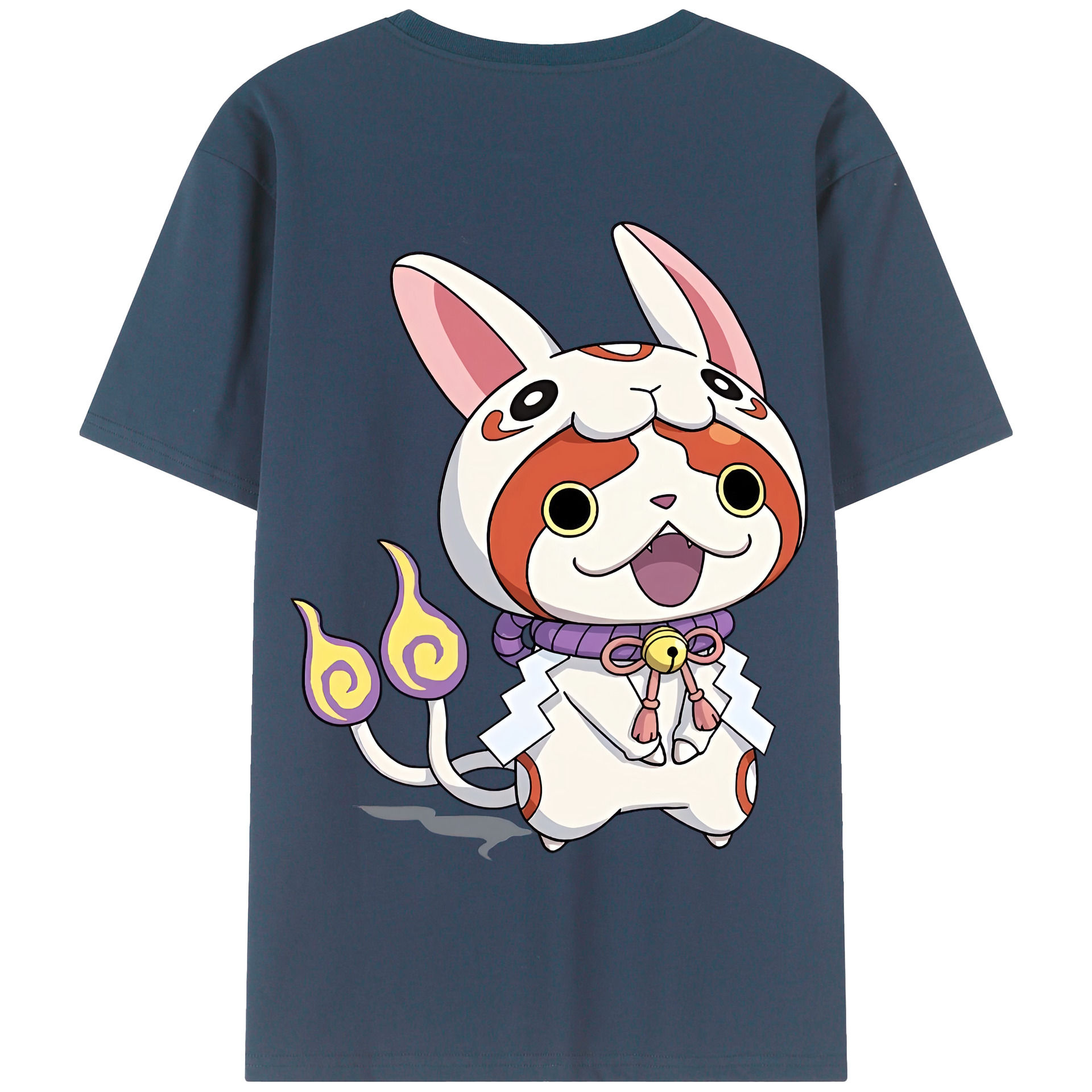 （画像用） 妖怪ウォッチ Yo-kai Watch 綿100％半袖Tシャツ（背面プリント）