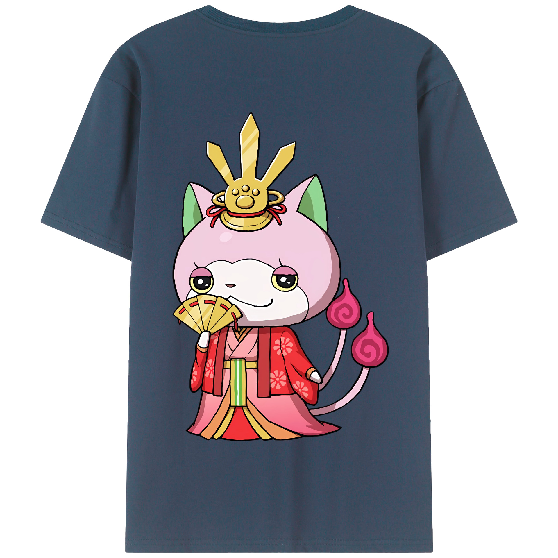 （画像用） 妖怪ウォッチ Yo-kai Watch 綿100％半袖Tシャツ（背面プリント）