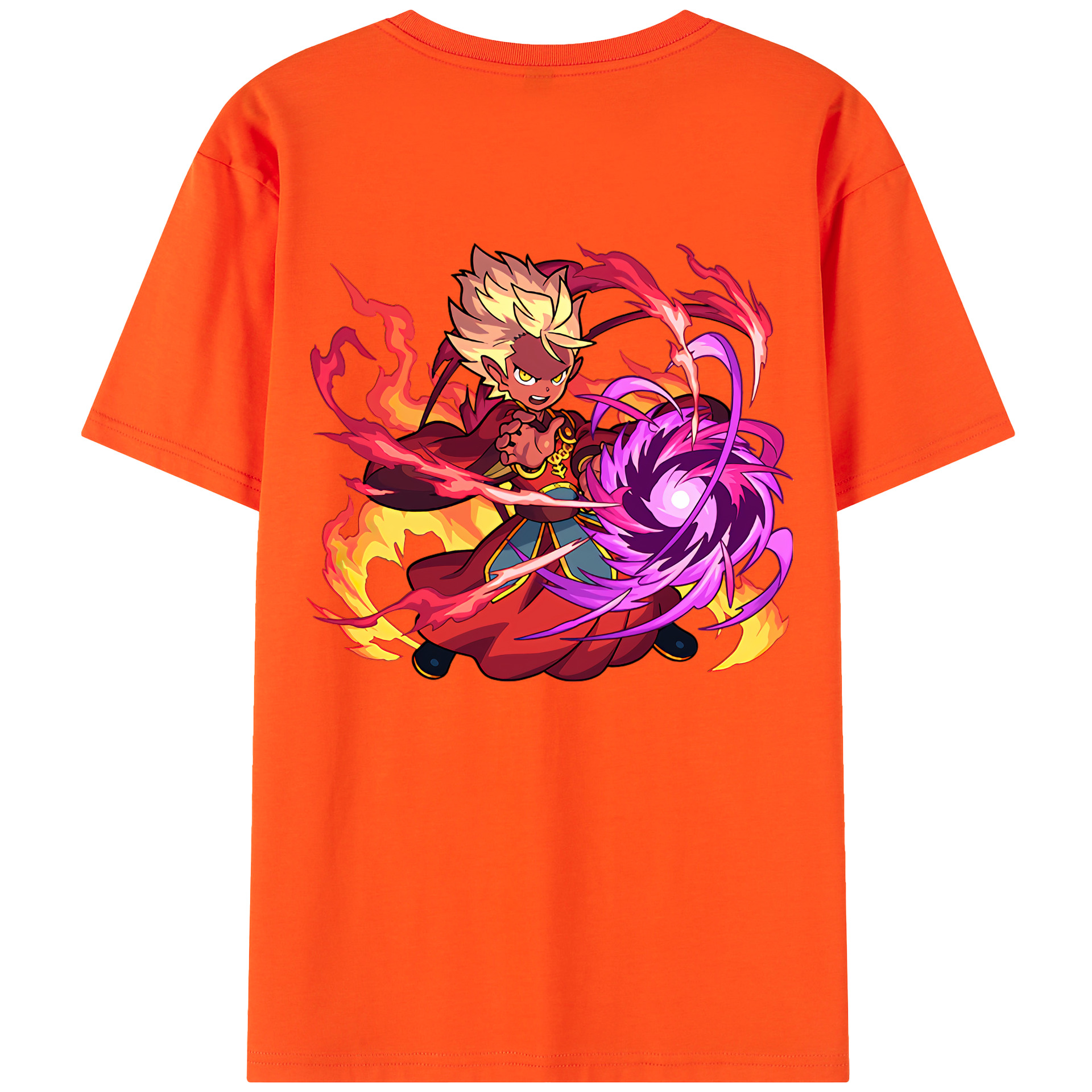 （画像用） 妖怪ウォッチ Yo-kai Watch 綿100％半袖Tシャツ（背面プリント）