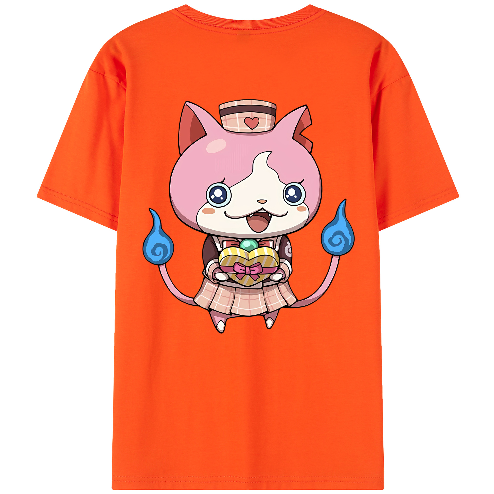 （画像用） 妖怪ウォッチ Yo-kai Watch 綿100％半袖Tシャツ（背面プリント）