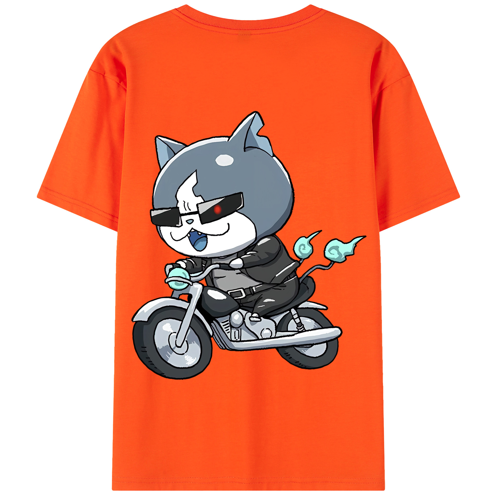 （画像用） 妖怪ウォッチ Yo-kai Watch 綿100％半袖Tシャツ（背面プリント）
