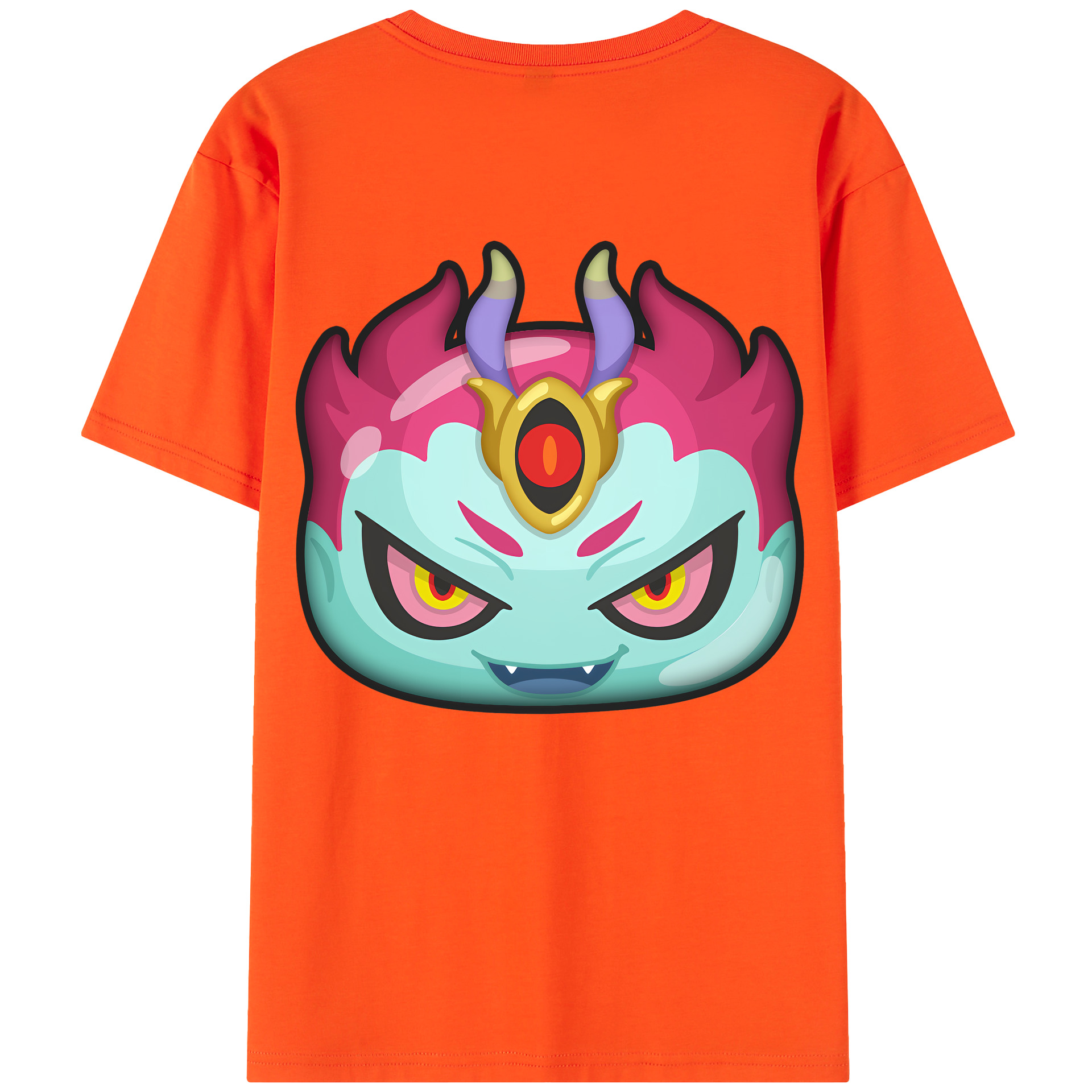 （画像用） 妖怪ウォッチ Yo-kai Watch 綿100％半袖Tシャツ（背面プリント）