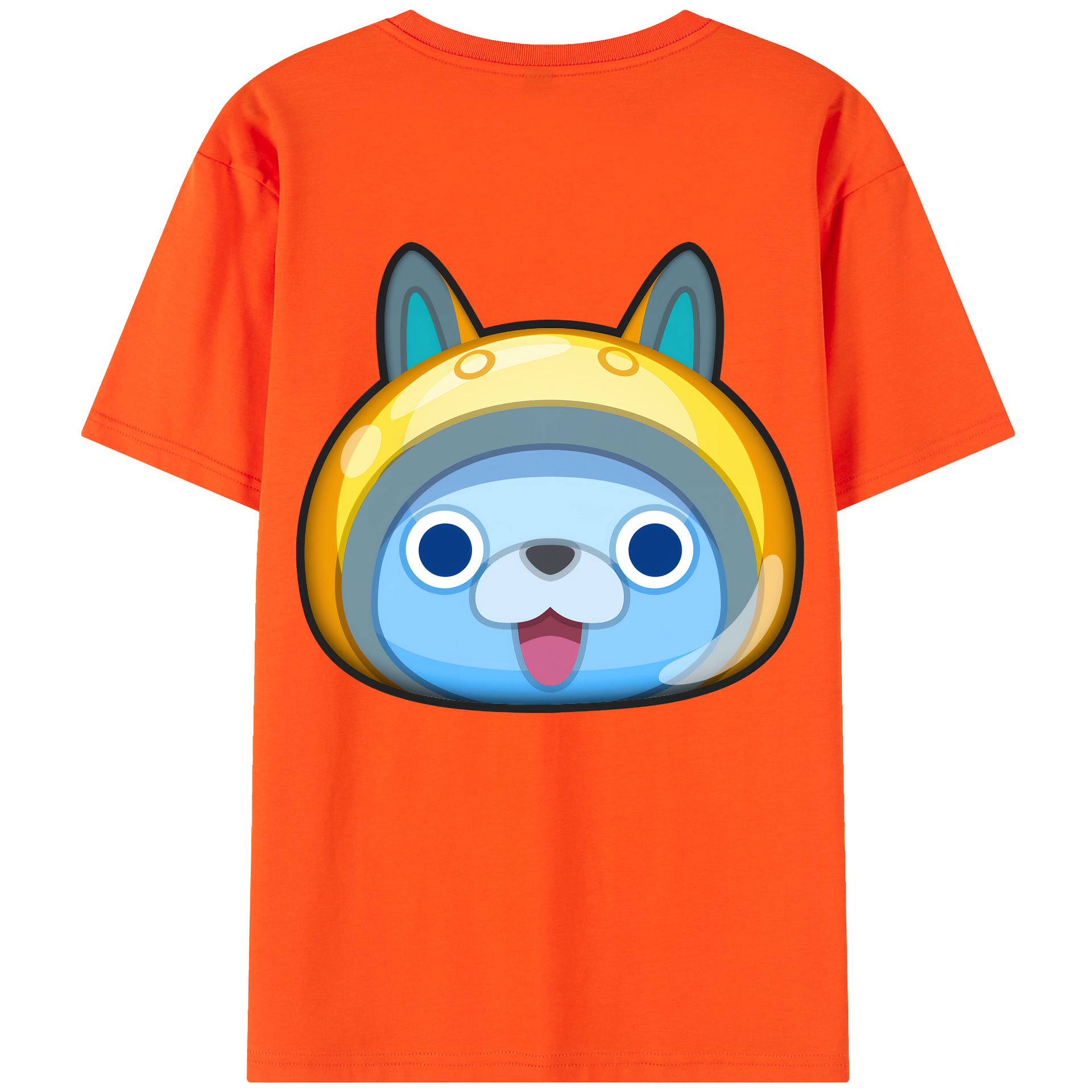 （画像用） 妖怪ウォッチ Yo-kai Watch 綿100％半袖Tシャツ（背面プリント）