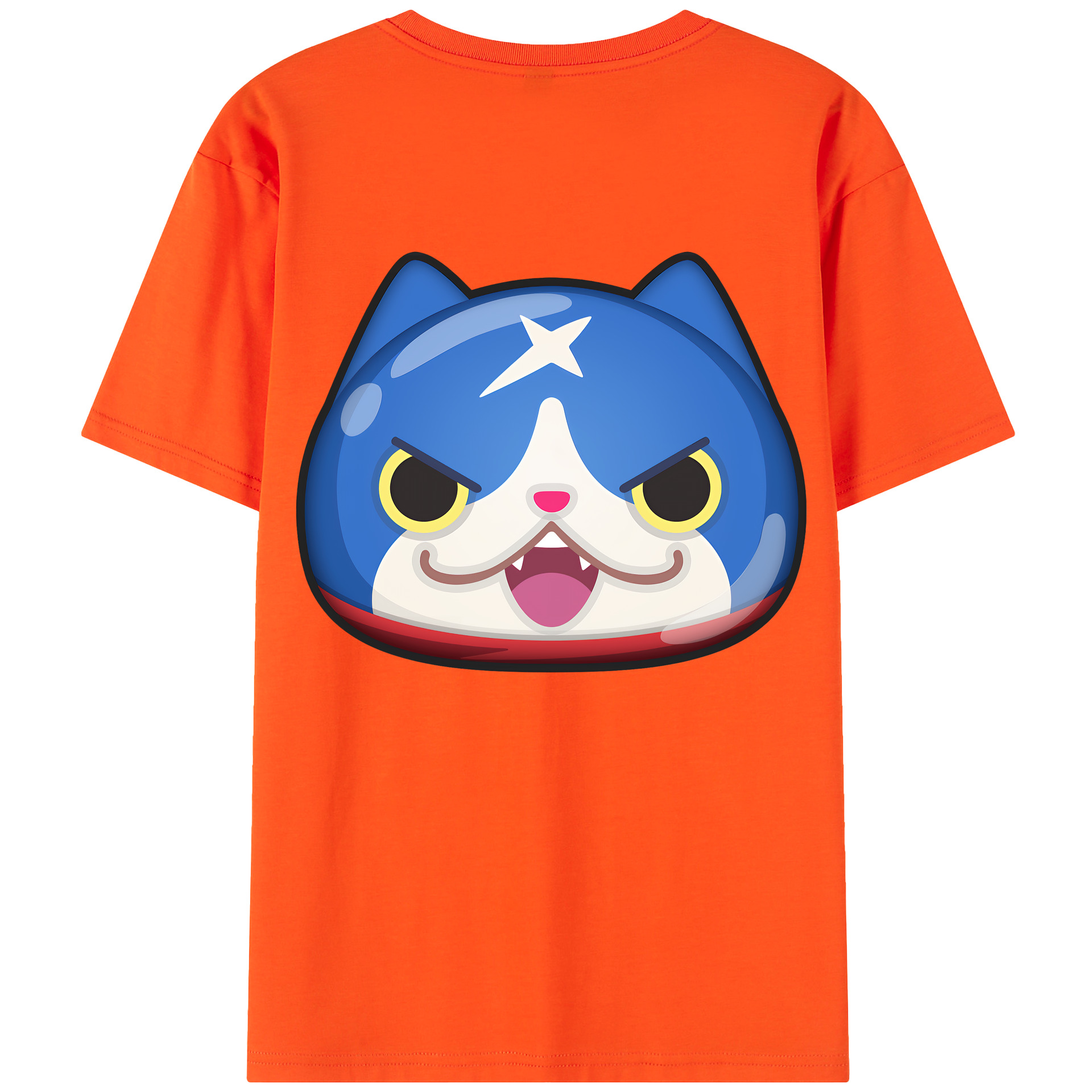 （画像用） 妖怪ウォッチ Yo-kai Watch 綿100％半袖Tシャツ（背面プリント）