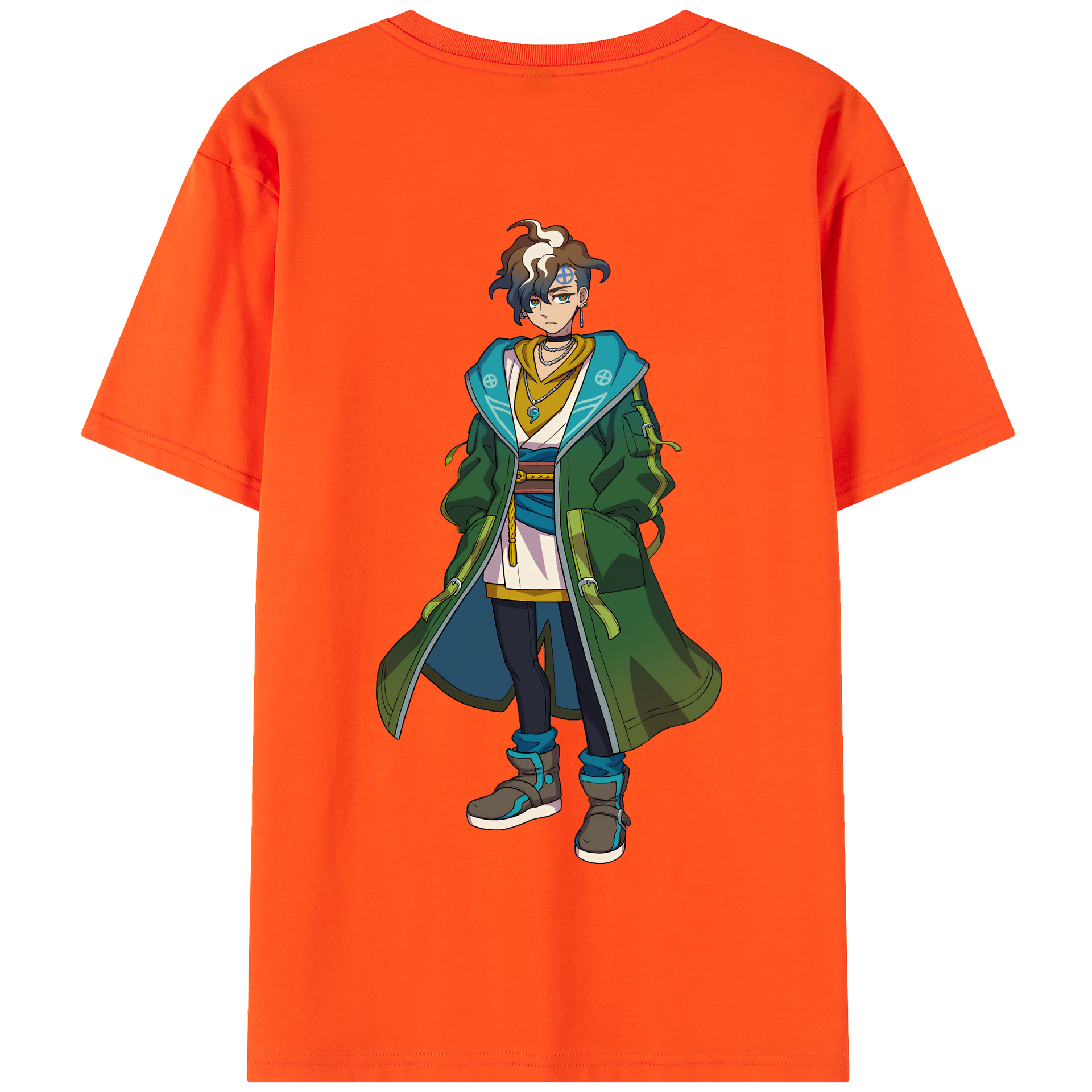 （画像用） 妖怪ウォッチ Yo-kai Watch 綿100％半袖Tシャツ（背面プリント）