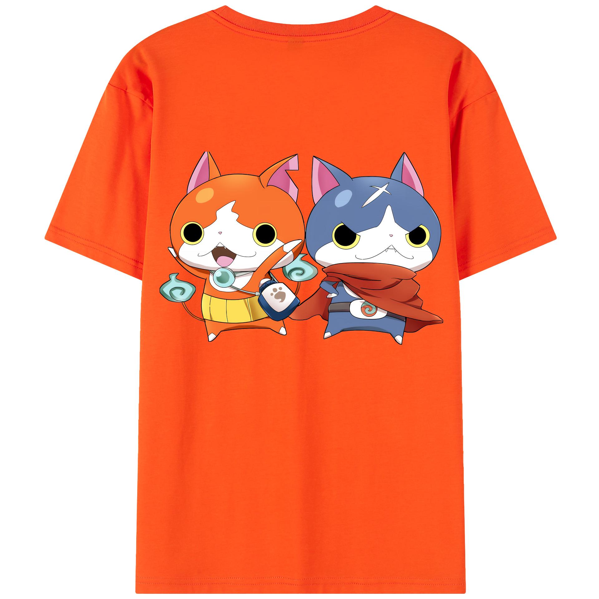 （画像用） 妖怪ウォッチ Yo-kai Watch 綿100％半袖Tシャツ（背面プリント）