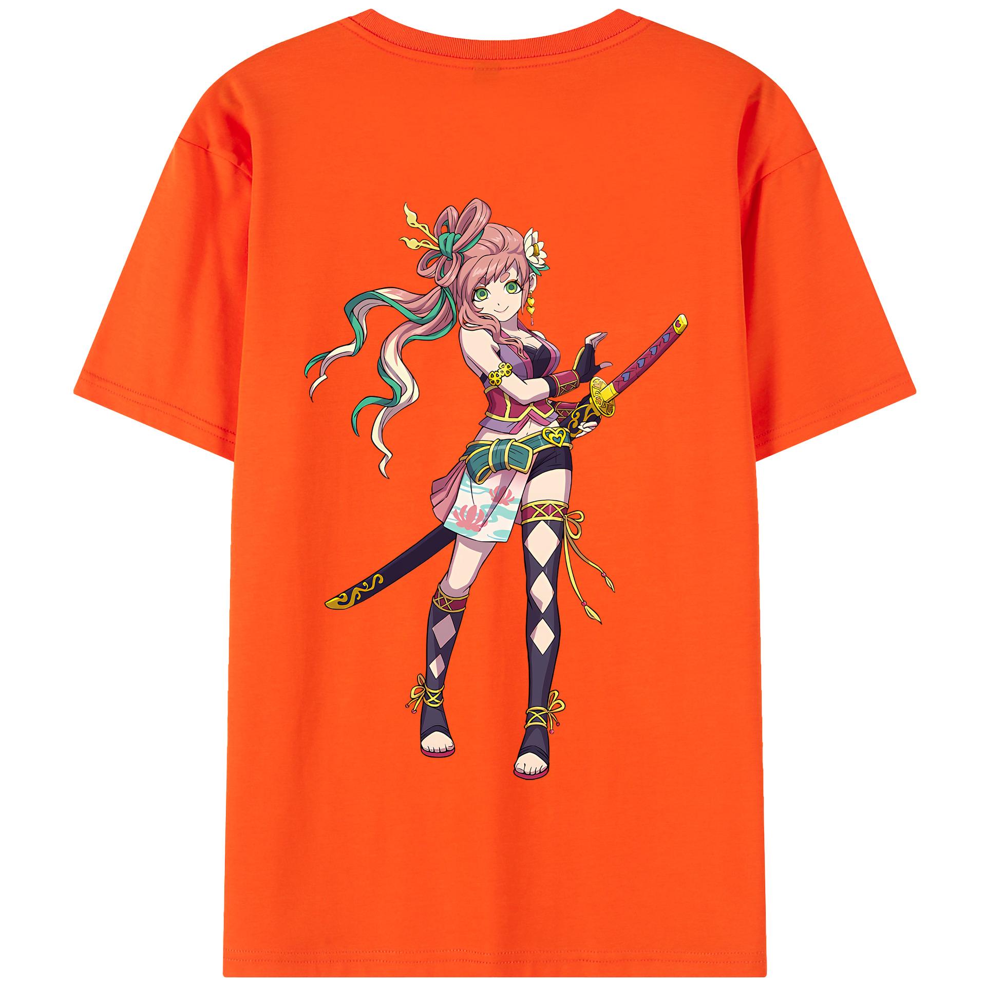 （画像用） 妖怪ウォッチ Yo-kai Watch 綿100％半袖Tシャツ（背面プリント）