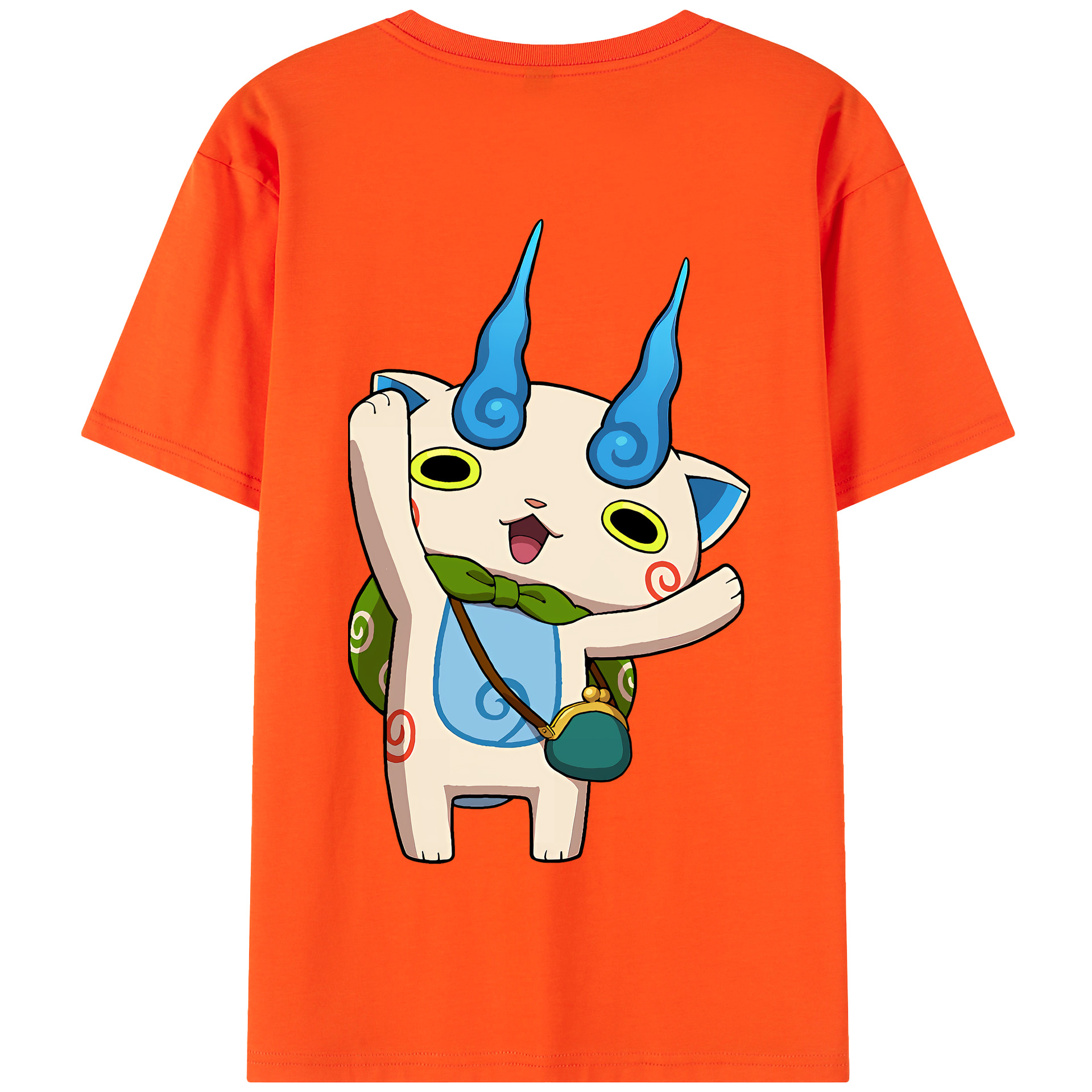 （画像用） 妖怪ウォッチ Yo-kai Watch 綿100％半袖Tシャツ（背面プリント）