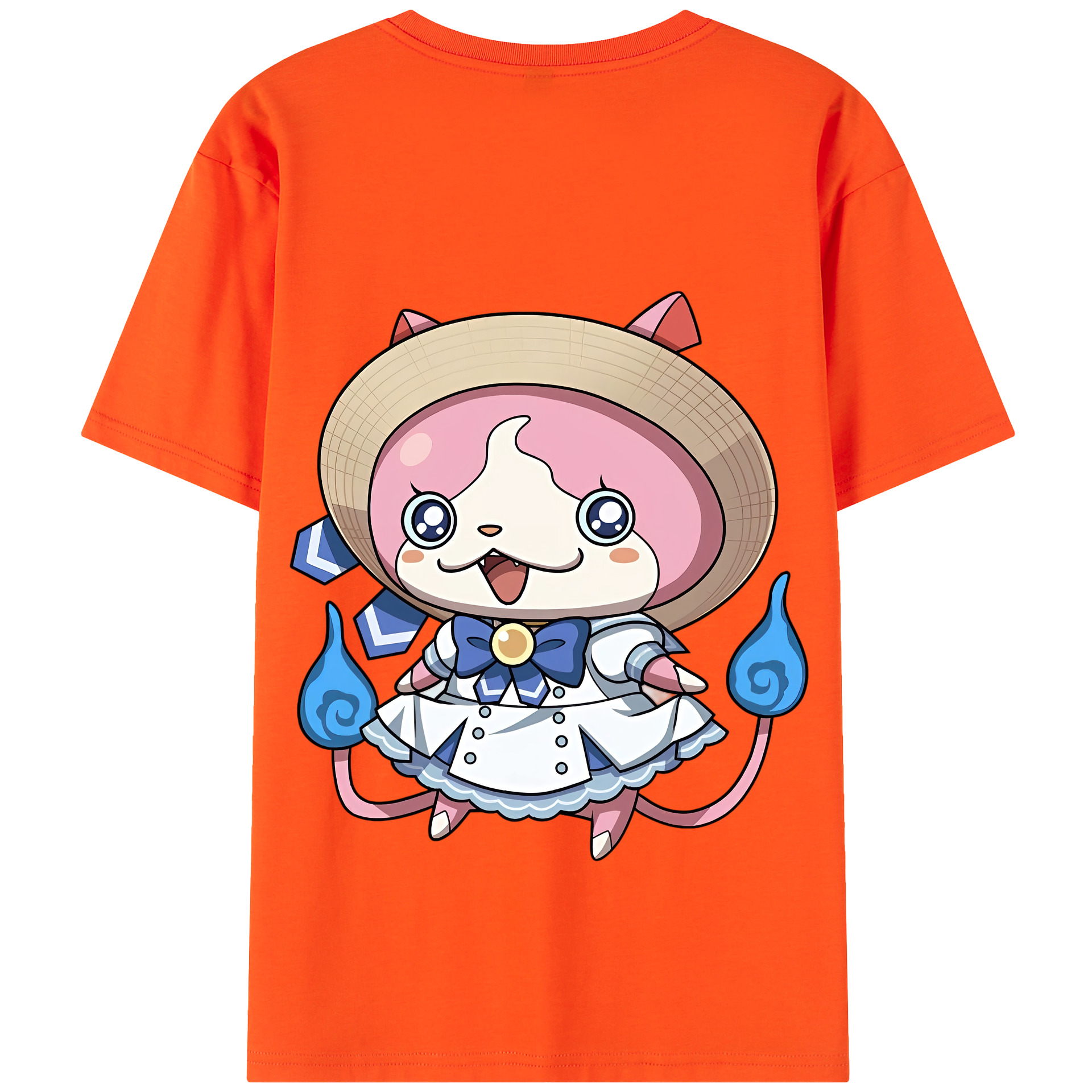 （画像用） 妖怪ウォッチ Yo-kai Watch 綿100％半袖Tシャツ（背面プリント）