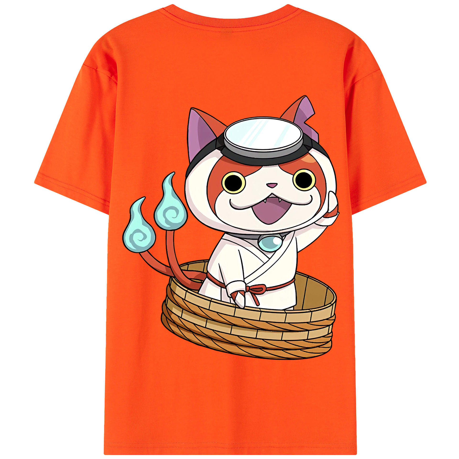 （画像用） 妖怪ウォッチ Yo-kai Watch 綿100％半袖Tシャツ（背面プリント）