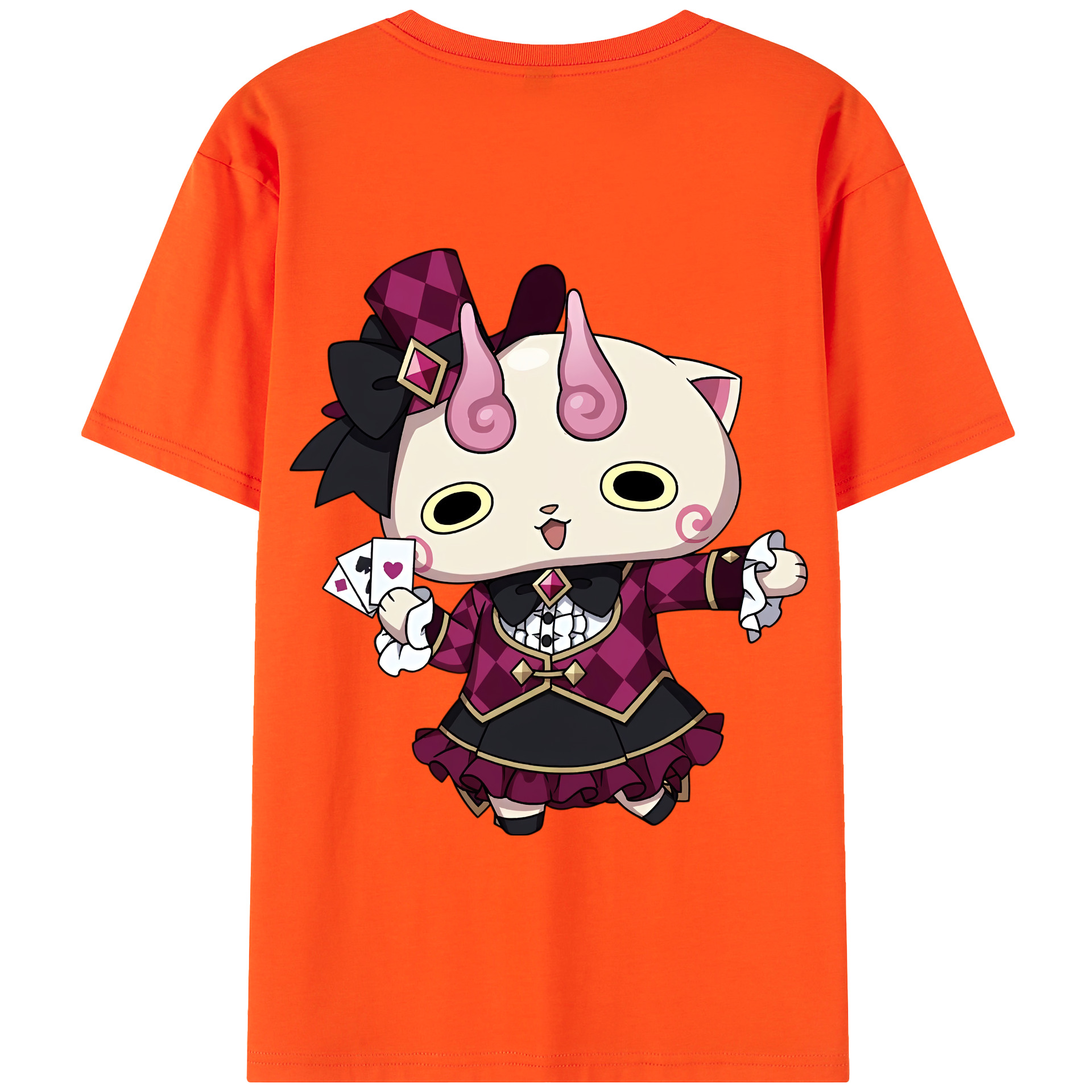 （画像用） 妖怪ウォッチ Yo-kai Watch 綿100％半袖Tシャツ（背面プリント）