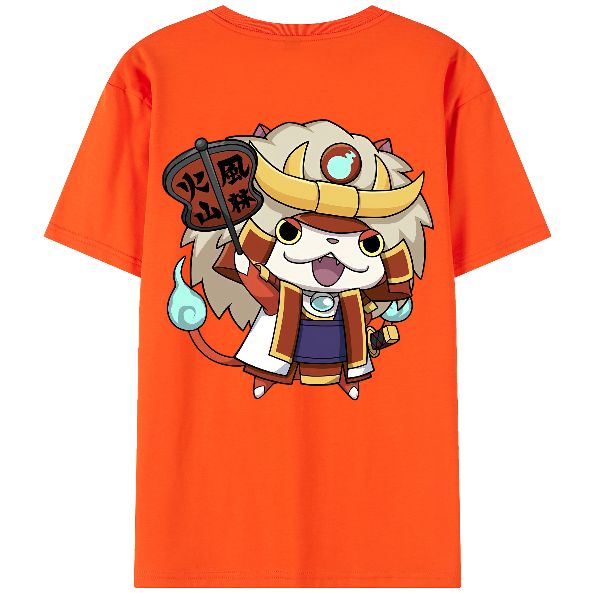 （画像用） 妖怪ウォッチ Yo-kai Watch 綿100％半袖Tシャツ（背面プリント）