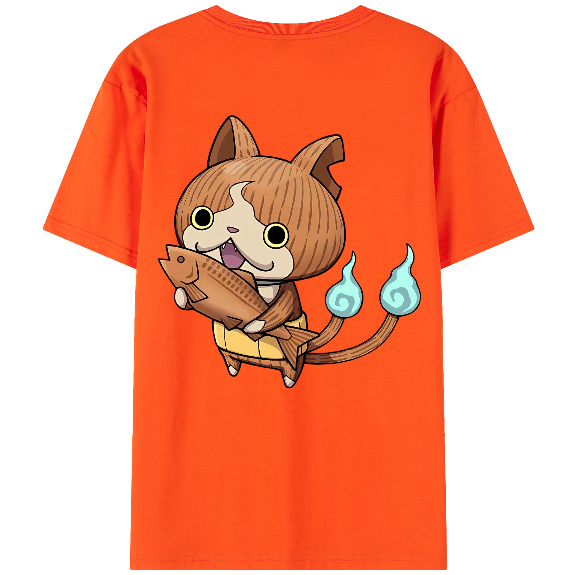 （画像用） 妖怪ウォッチ Yo-kai Watch 綿100％半袖Tシャツ（背面プリント）