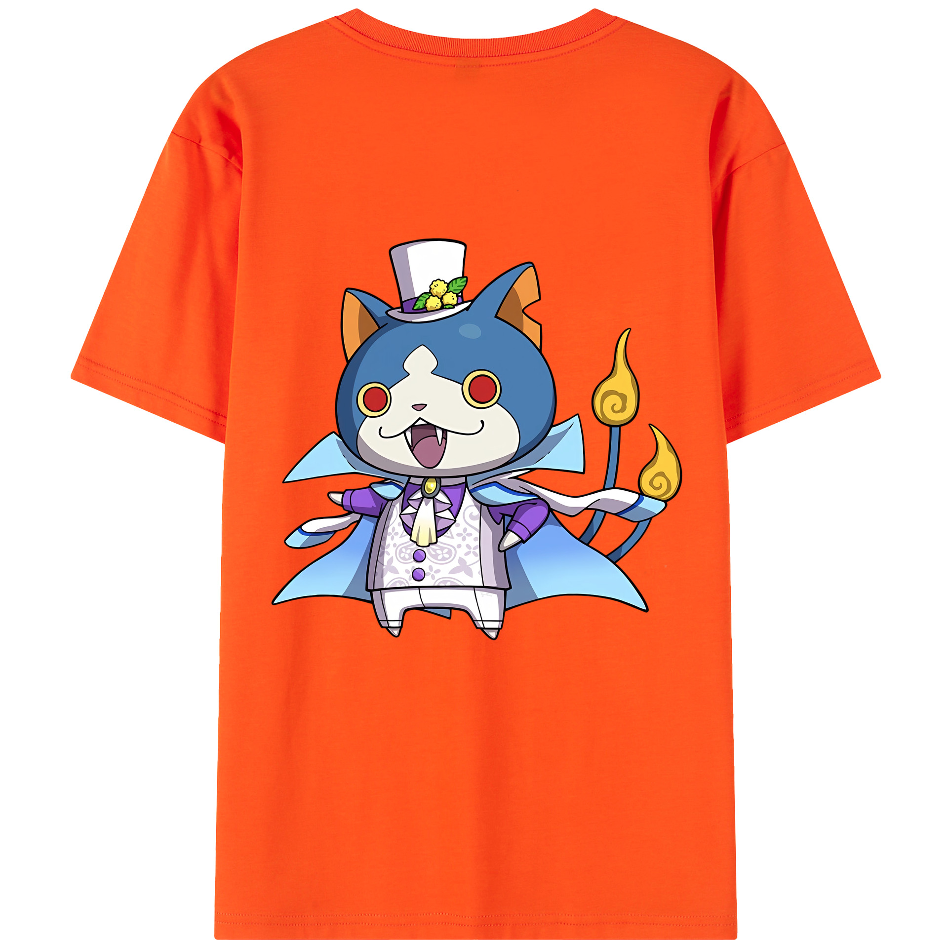 （画像用） 妖怪ウォッチ Yo-kai Watch 綿100％半袖Tシャツ（背面プリント）