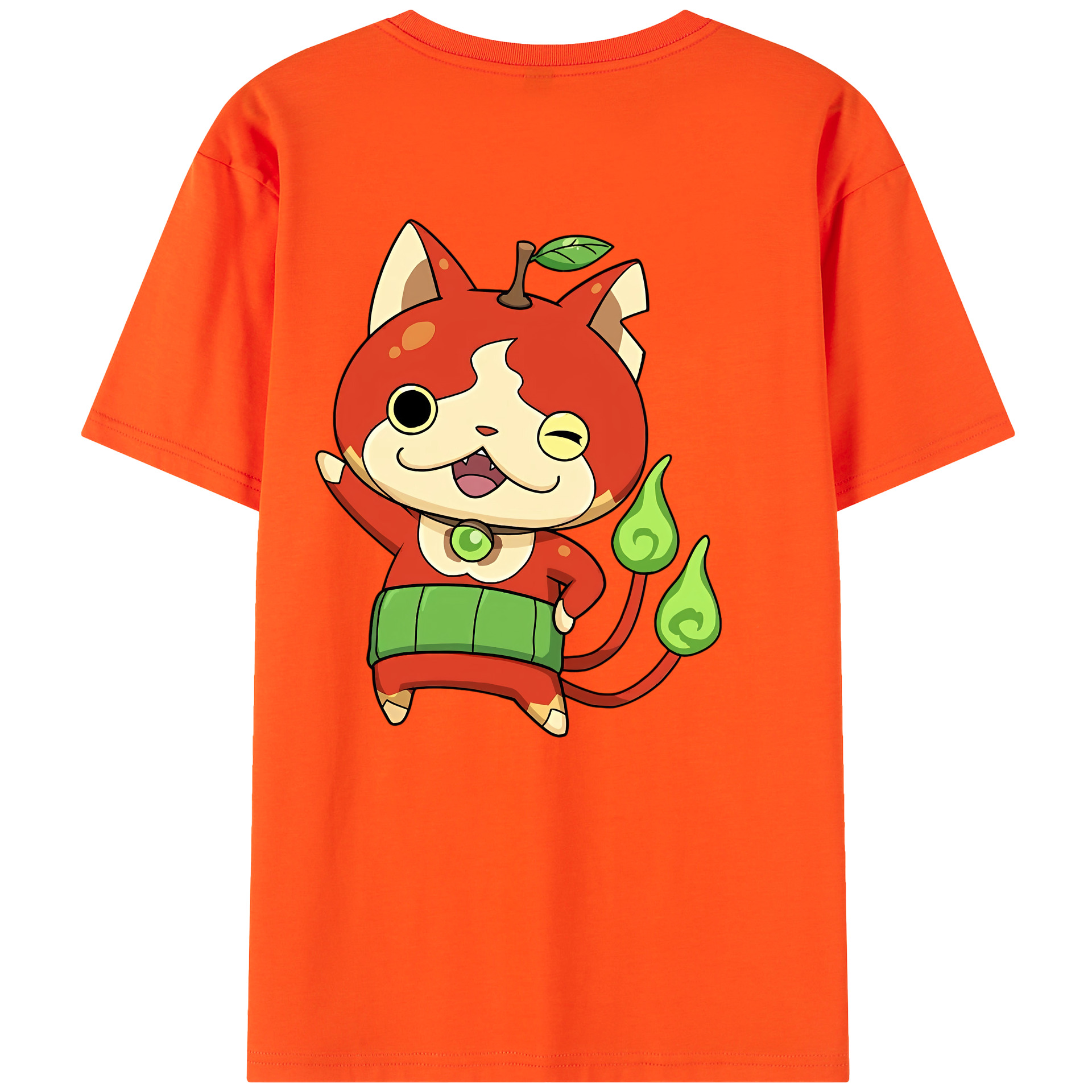 （画像用） 妖怪ウォッチ Yo-kai Watch 綿100％半袖Tシャツ（背面プリント）