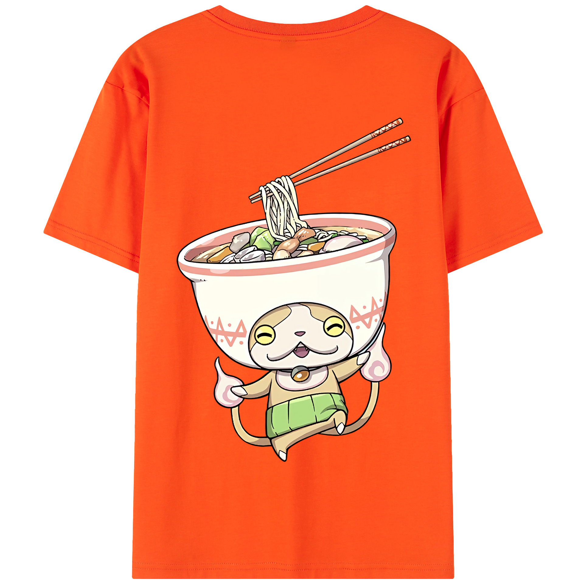 （画像用） 妖怪ウォッチ Yo-kai Watch 綿100％半袖Tシャツ（背面プリント）