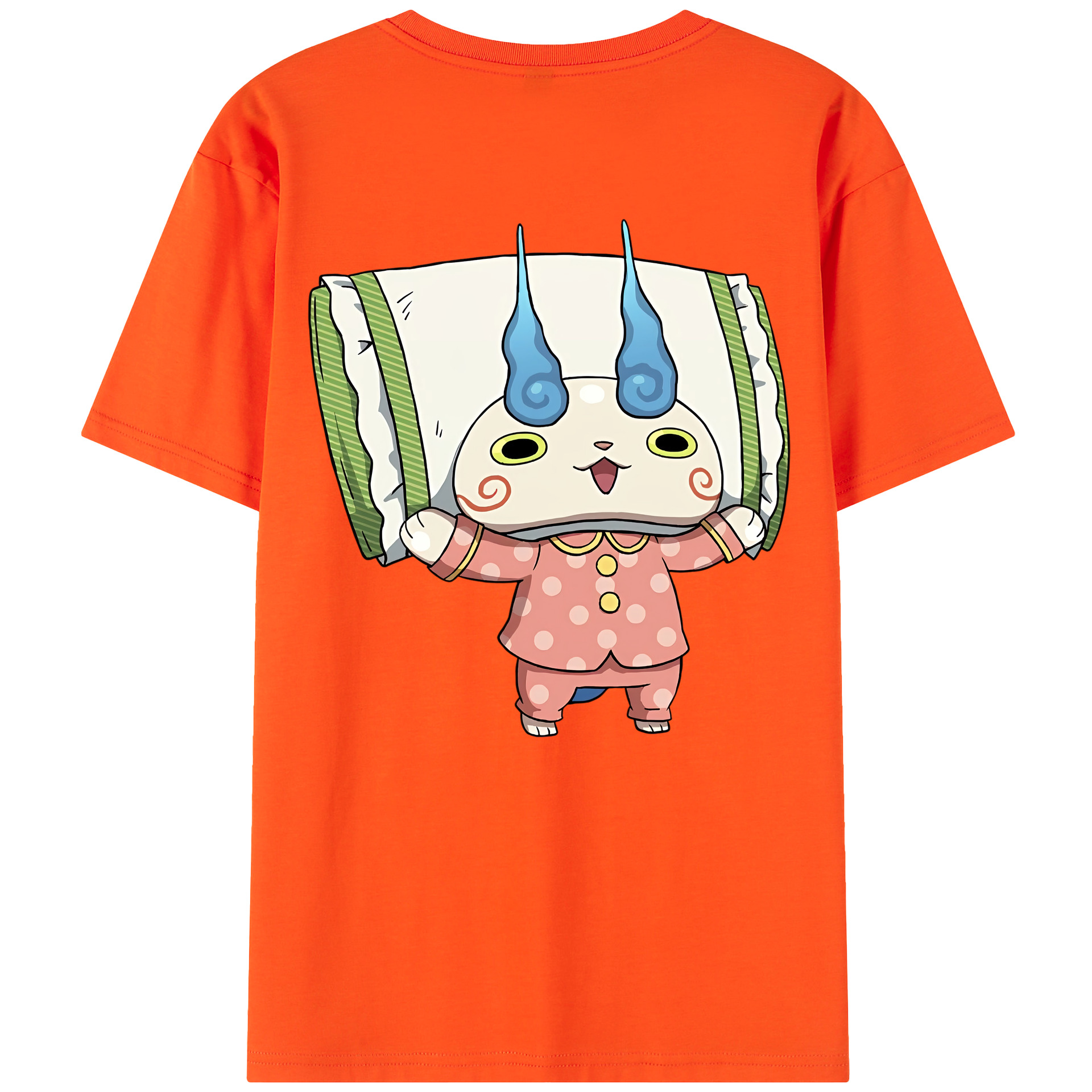 （画像用） 妖怪ウォッチ Yo-kai Watch 綿100％半袖Tシャツ（背面プリント）