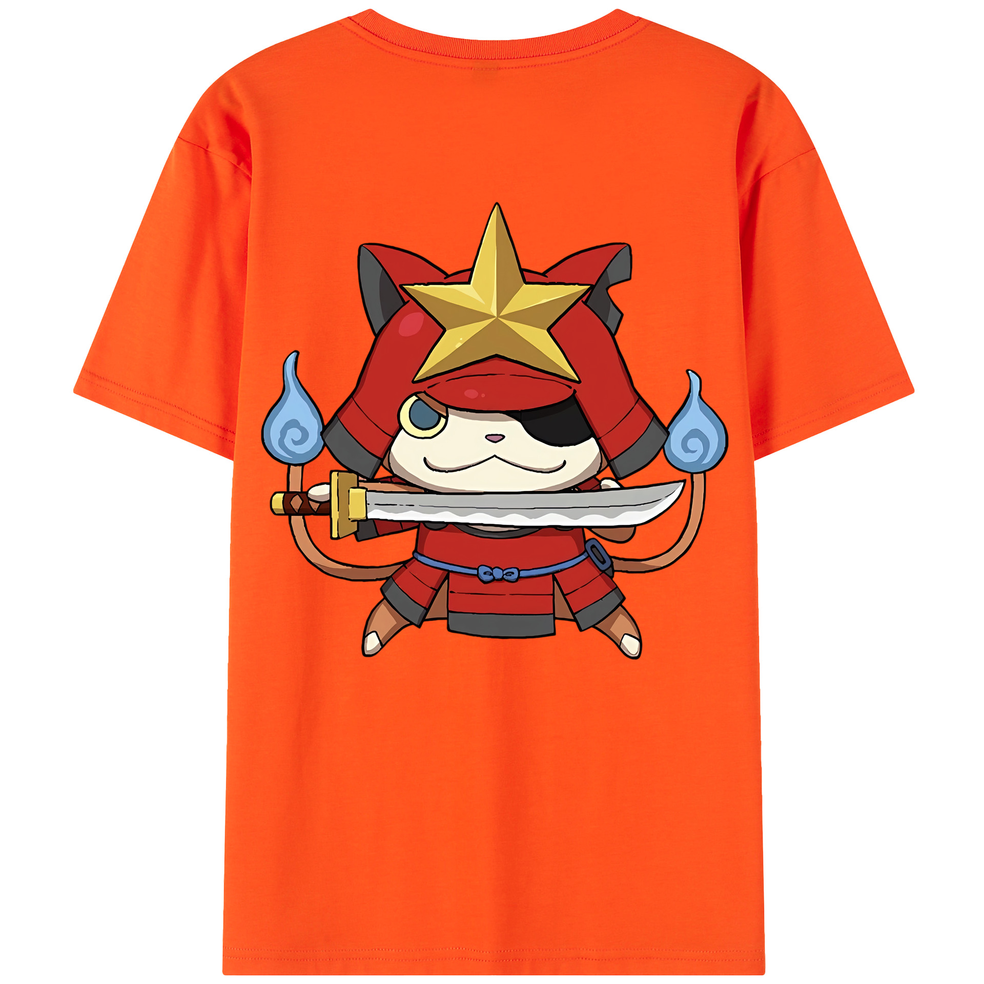 （画像用） 妖怪ウォッチ Yo-kai Watch 綿100％半袖Tシャツ（背面プリント）