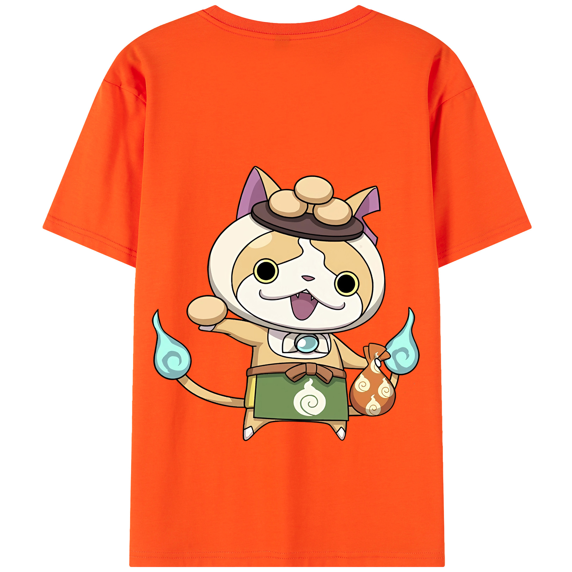 （画像用） 妖怪ウォッチ Yo-kai Watch 綿100％半袖Tシャツ（背面プリント）