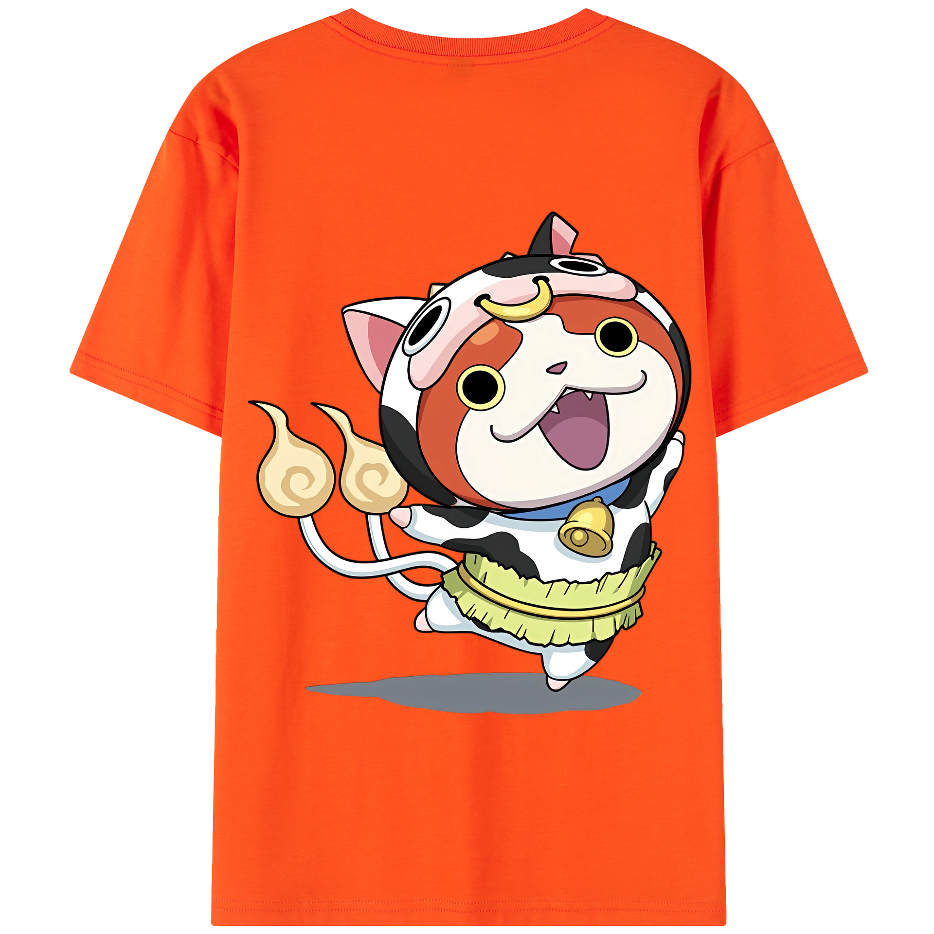 （画像用） 妖怪ウォッチ Yo-kai Watch 綿100％半袖Tシャツ（背面プリント）