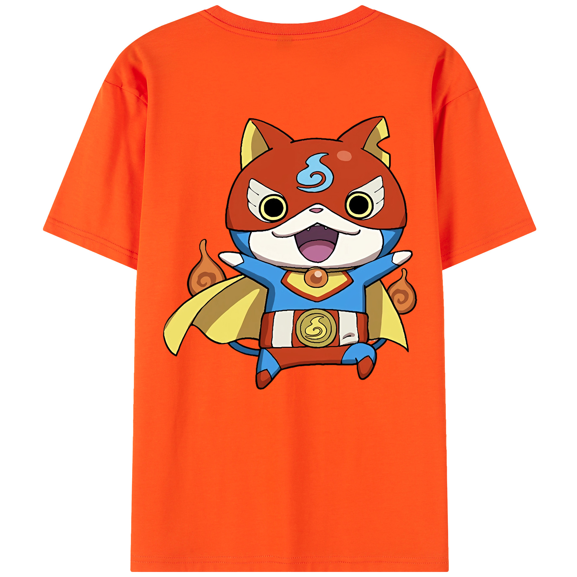 （画像用） 妖怪ウォッチ Yo-kai Watch 綿100％半袖Tシャツ（背面プリント）