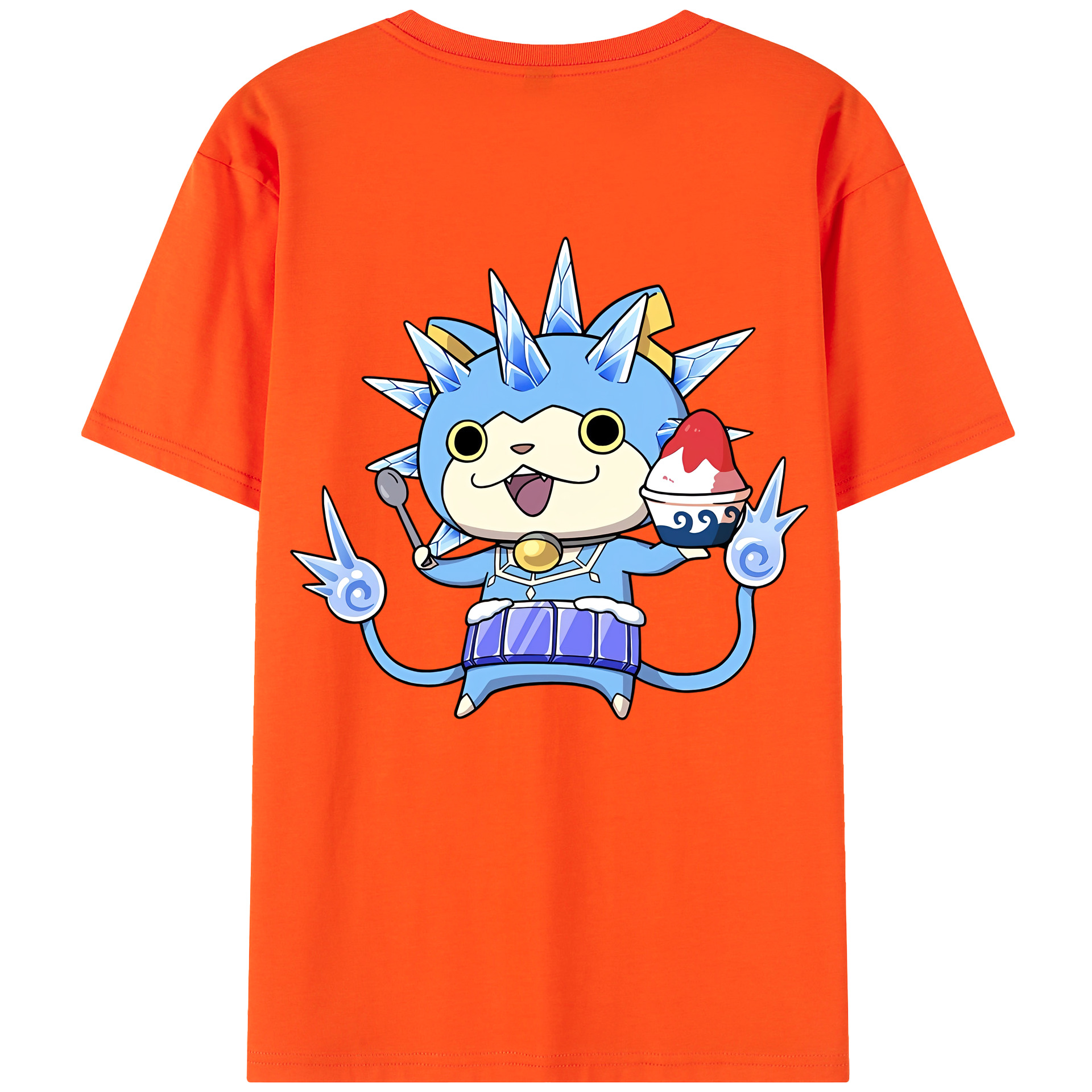 （画像用） 妖怪ウォッチ Yo-kai Watch 綿100％半袖Tシャツ（背面プリント）