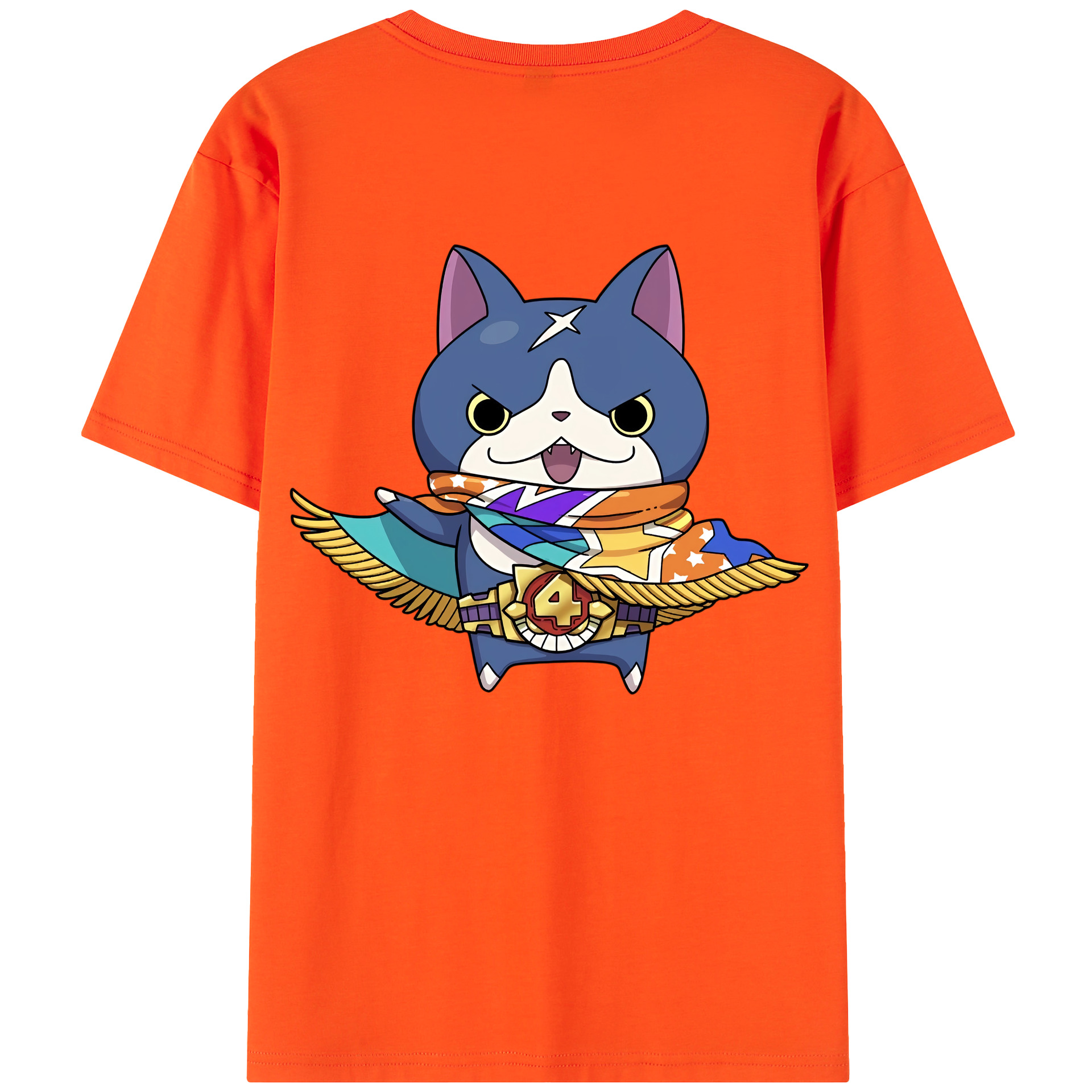 （画像用） 妖怪ウォッチ Yo-kai Watch 綿100％半袖Tシャツ（背面プリント）