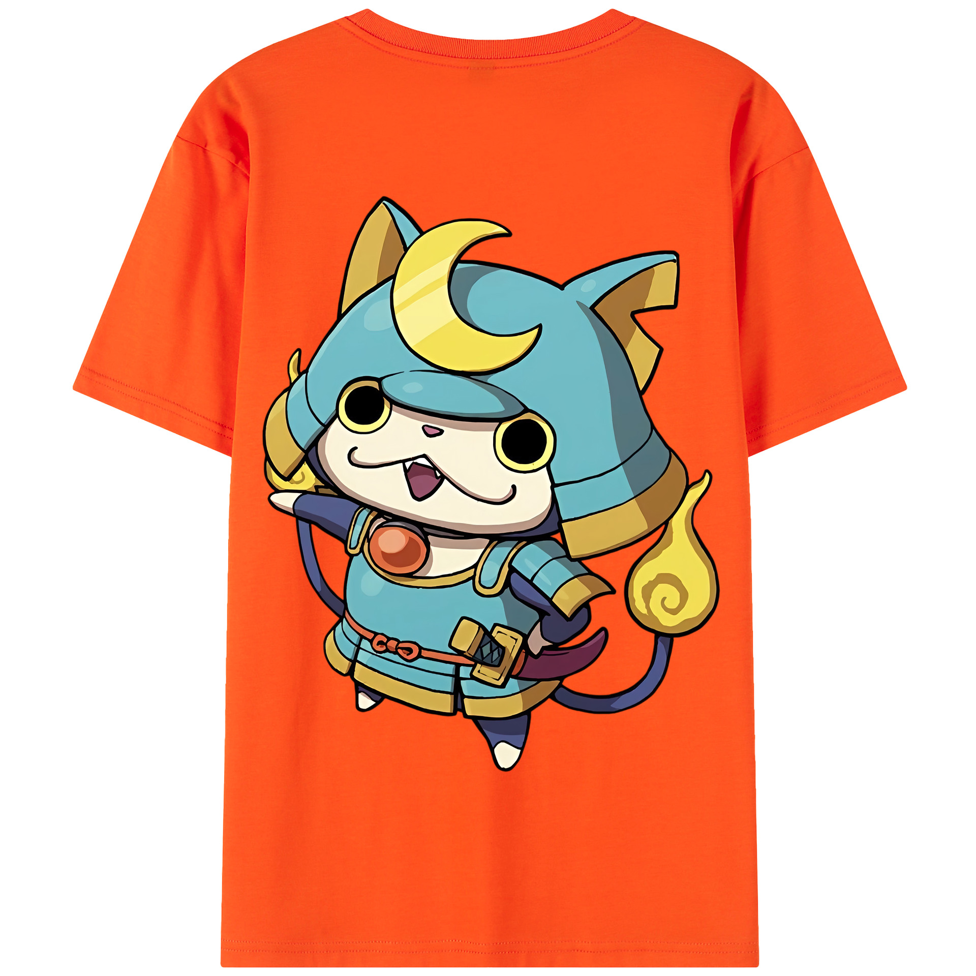 （画像用） 妖怪ウォッチ Yo-kai Watch 綿100％半袖Tシャツ（背面プリント）