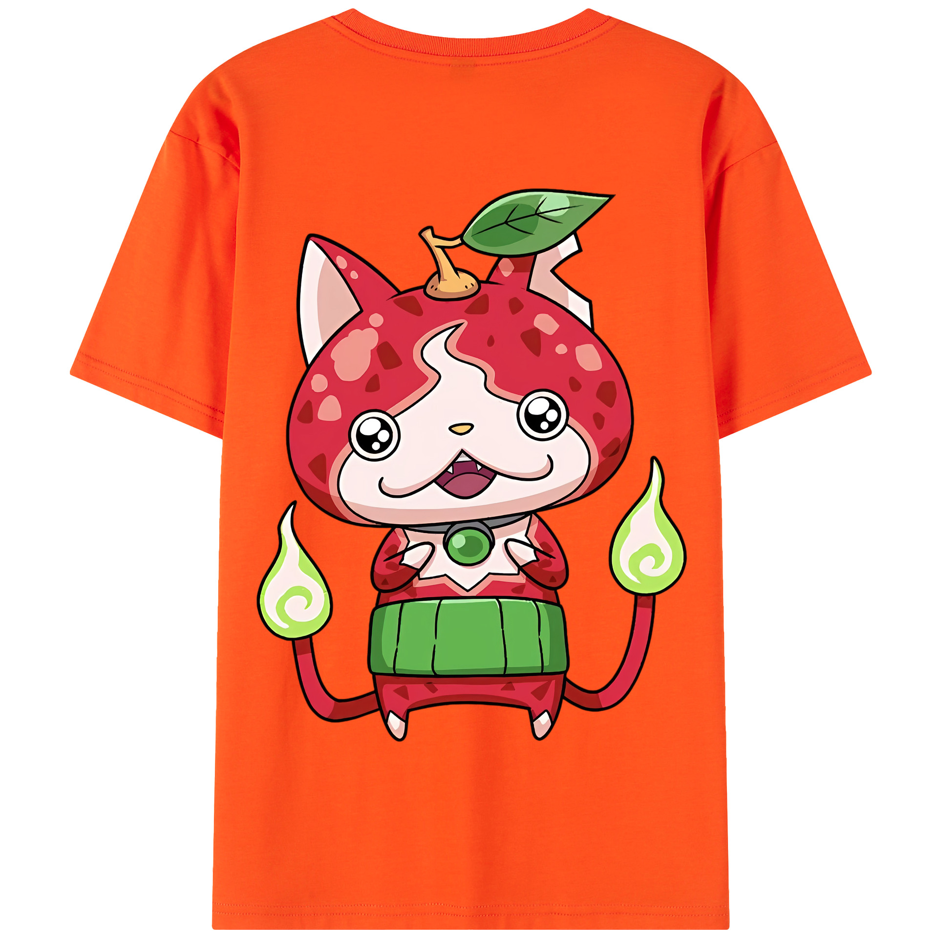 （画像用） 妖怪ウォッチ Yo-kai Watch 綿100％半袖Tシャツ（背面プリント）