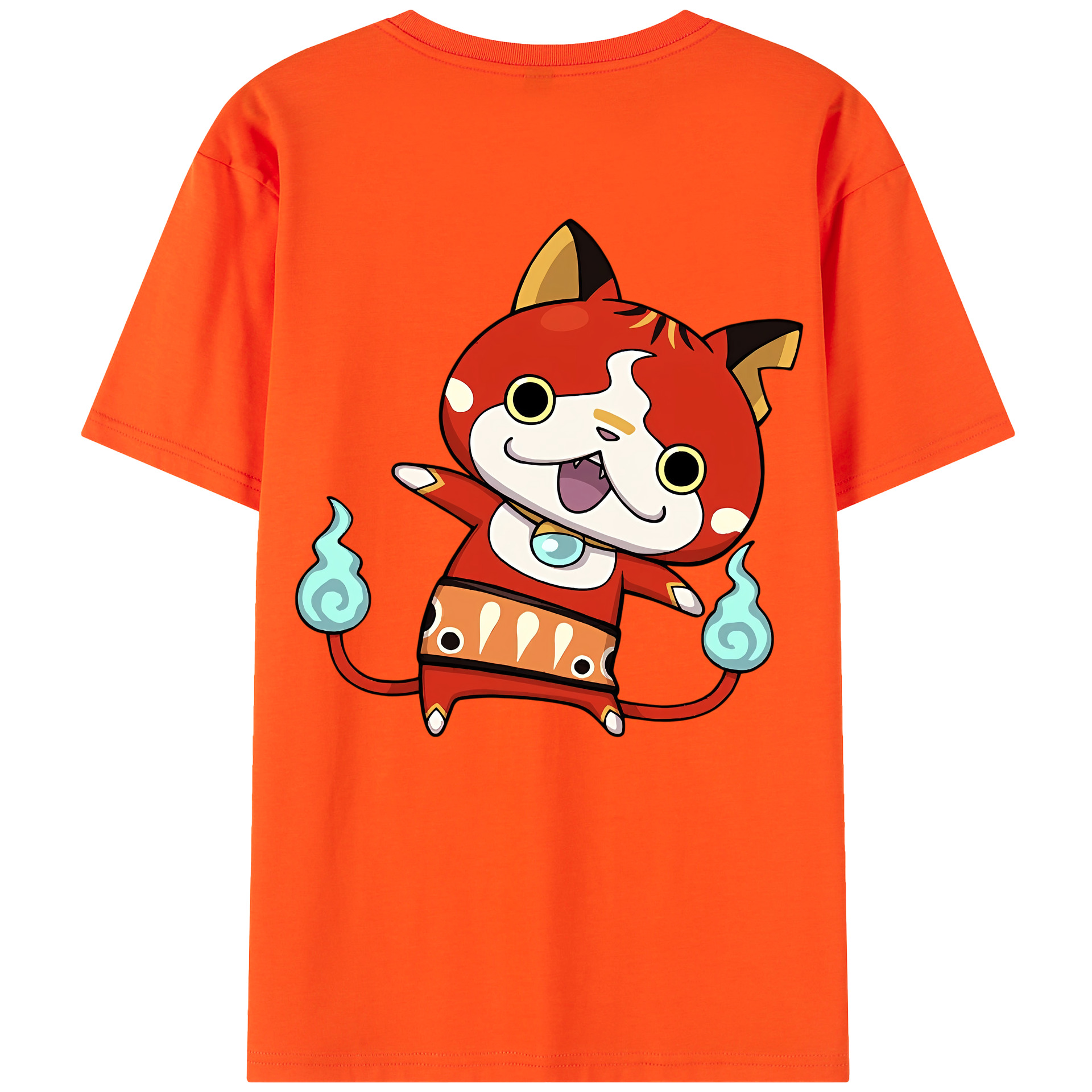 （画像用） 妖怪ウォッチ Yo-kai Watch 綿100％半袖Tシャツ（背面プリント）