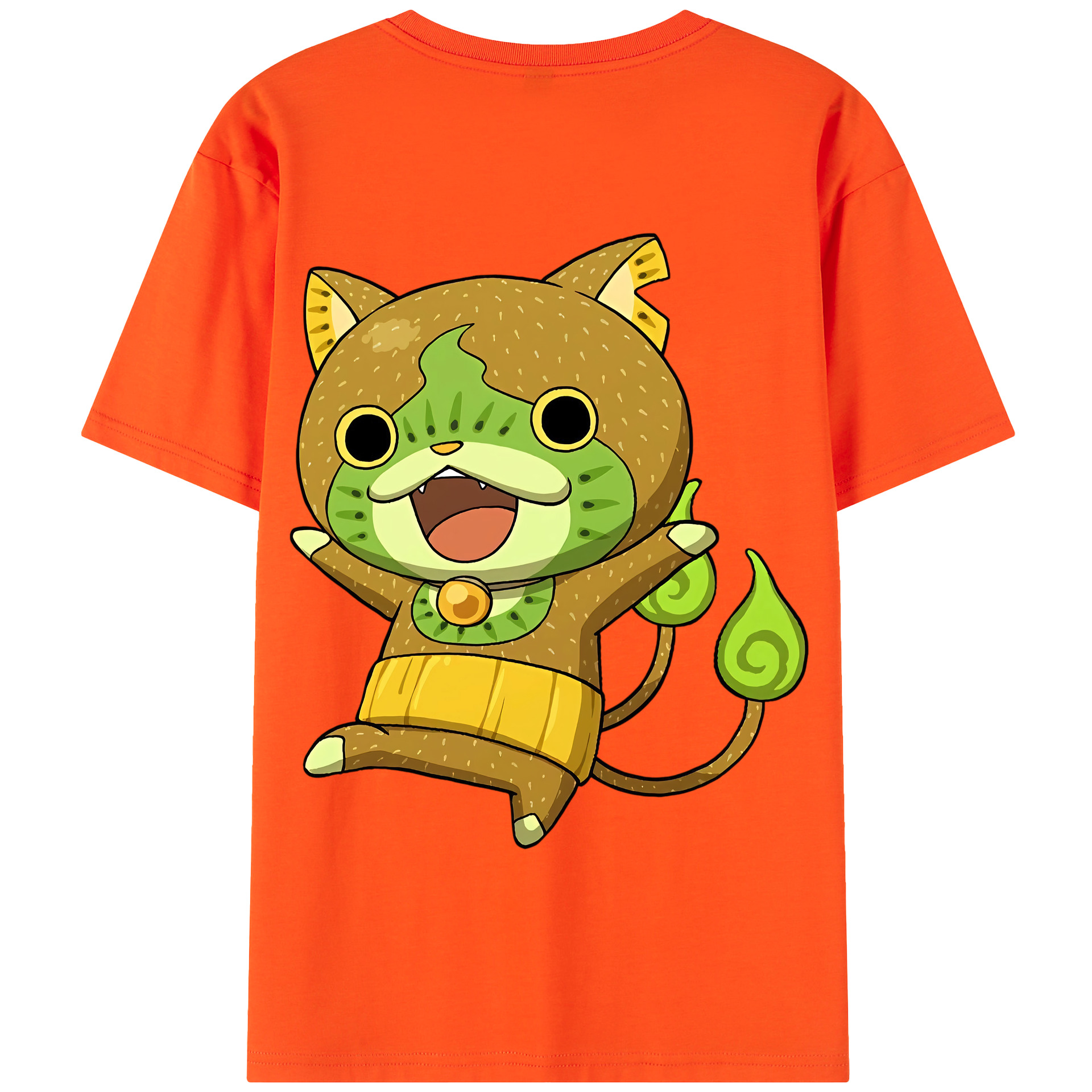 （画像用） 妖怪ウォッチ Yo-kai Watch 綿100％半袖Tシャツ（背面プリント）