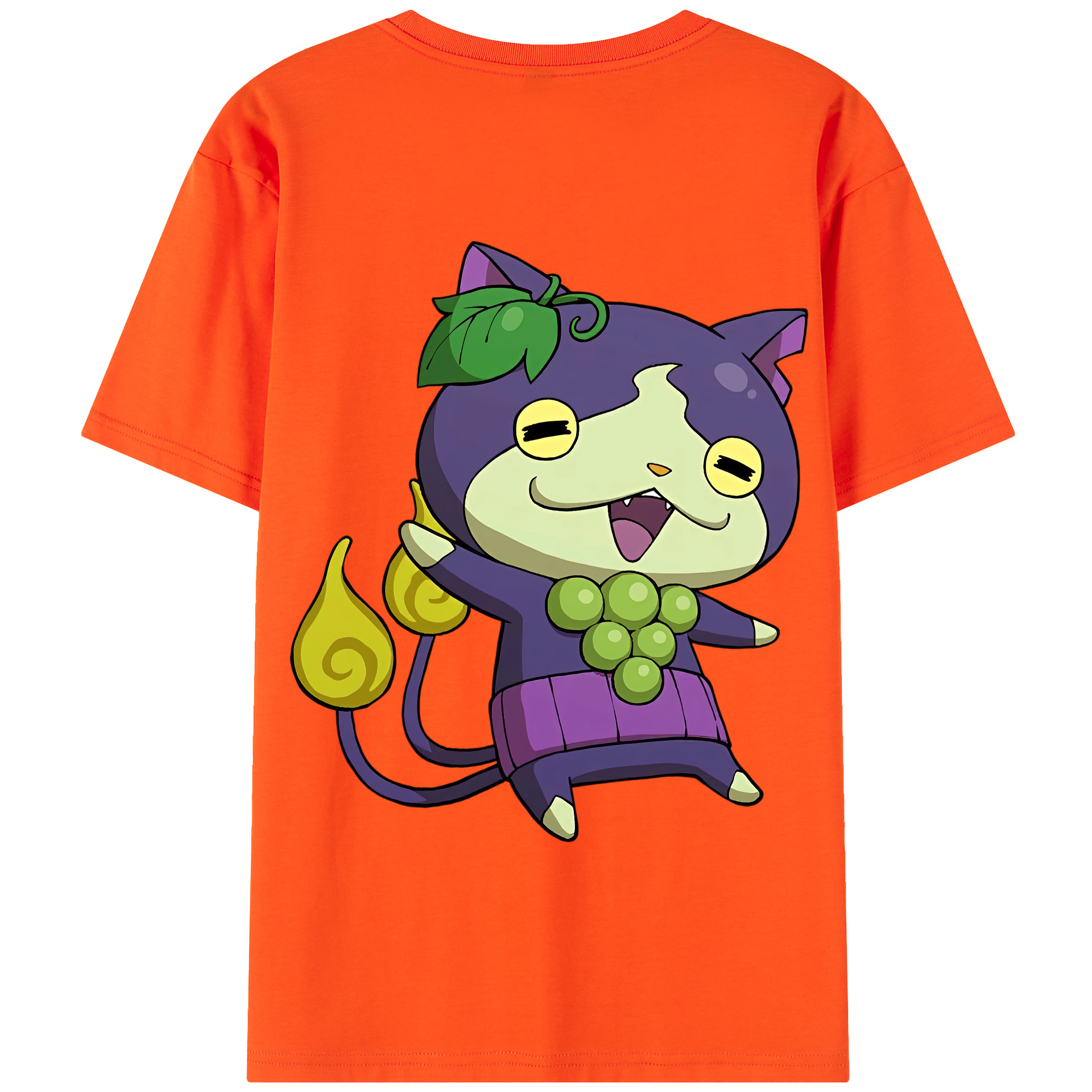 （画像用） 妖怪ウォッチ Yo-kai Watch 綿100％半袖Tシャツ（背面プリント）