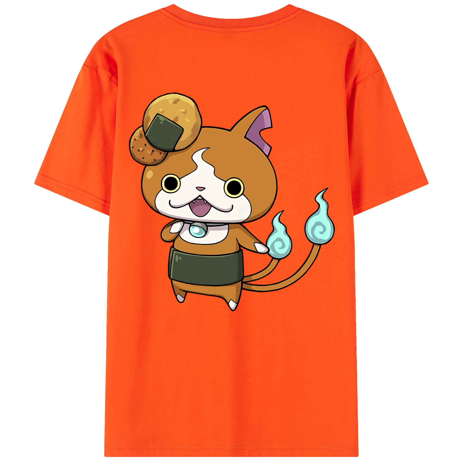 （画像用） 妖怪ウォッチ Yo-kai Watch 綿100％半袖Tシャツ（背面プリント）