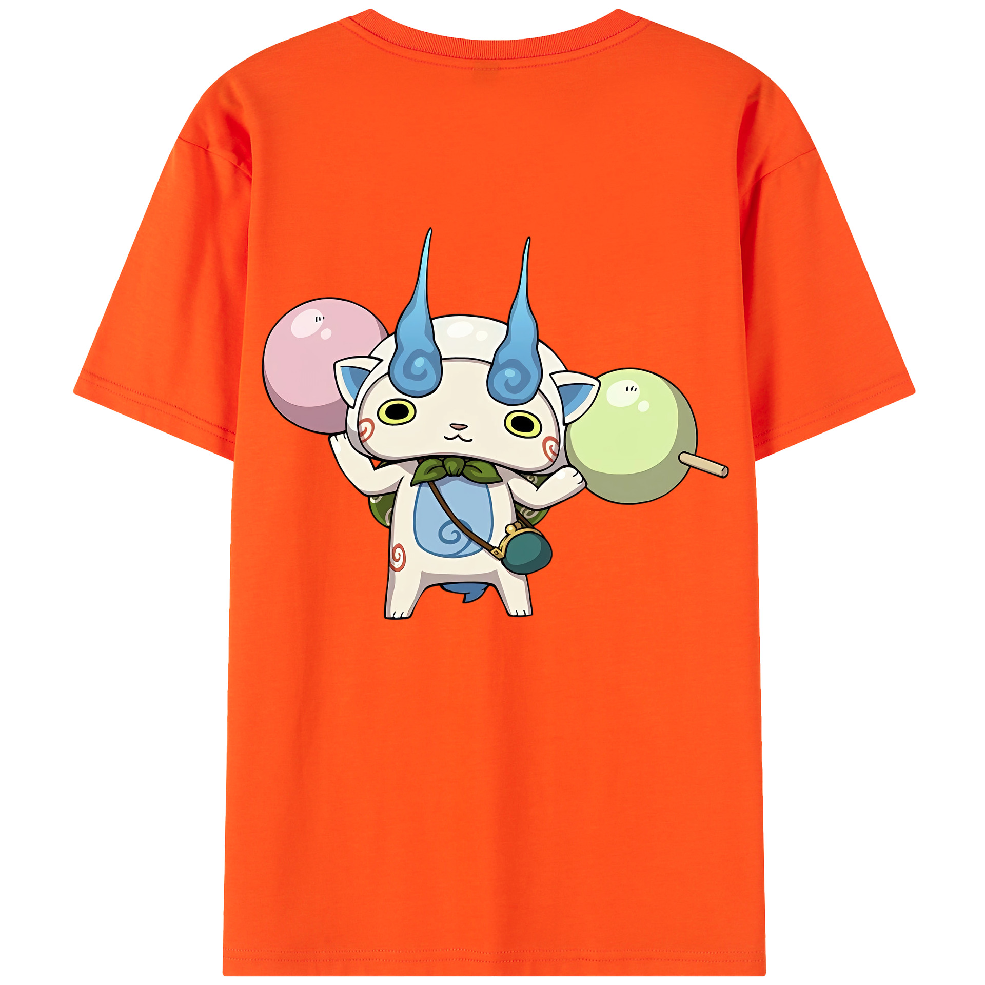 （画像用） 妖怪ウォッチ Yo-kai Watch 綿100％半袖Tシャツ（背面プリント）