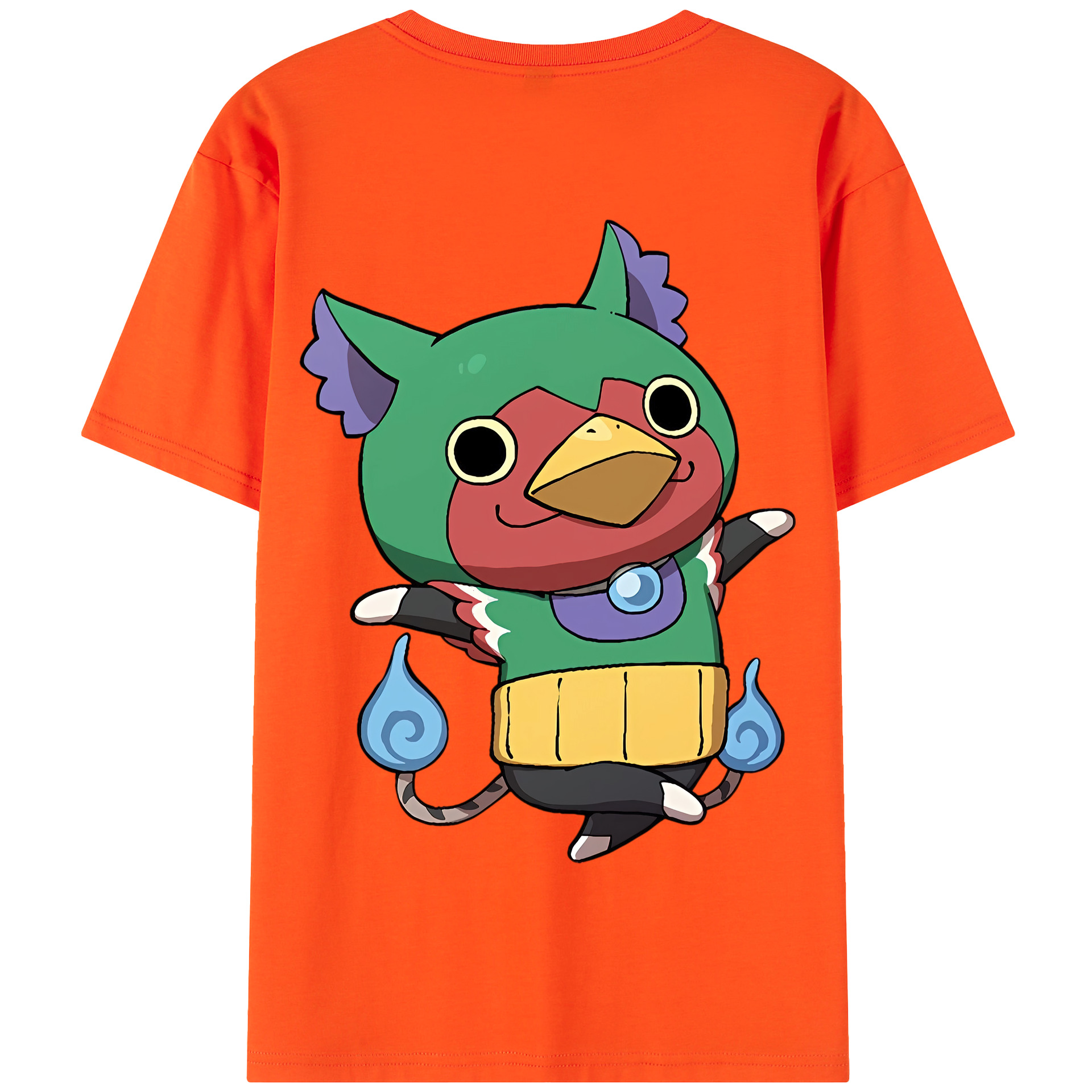 （画像用） 妖怪ウォッチ Yo-kai Watch 綿100％半袖Tシャツ（背面プリント）