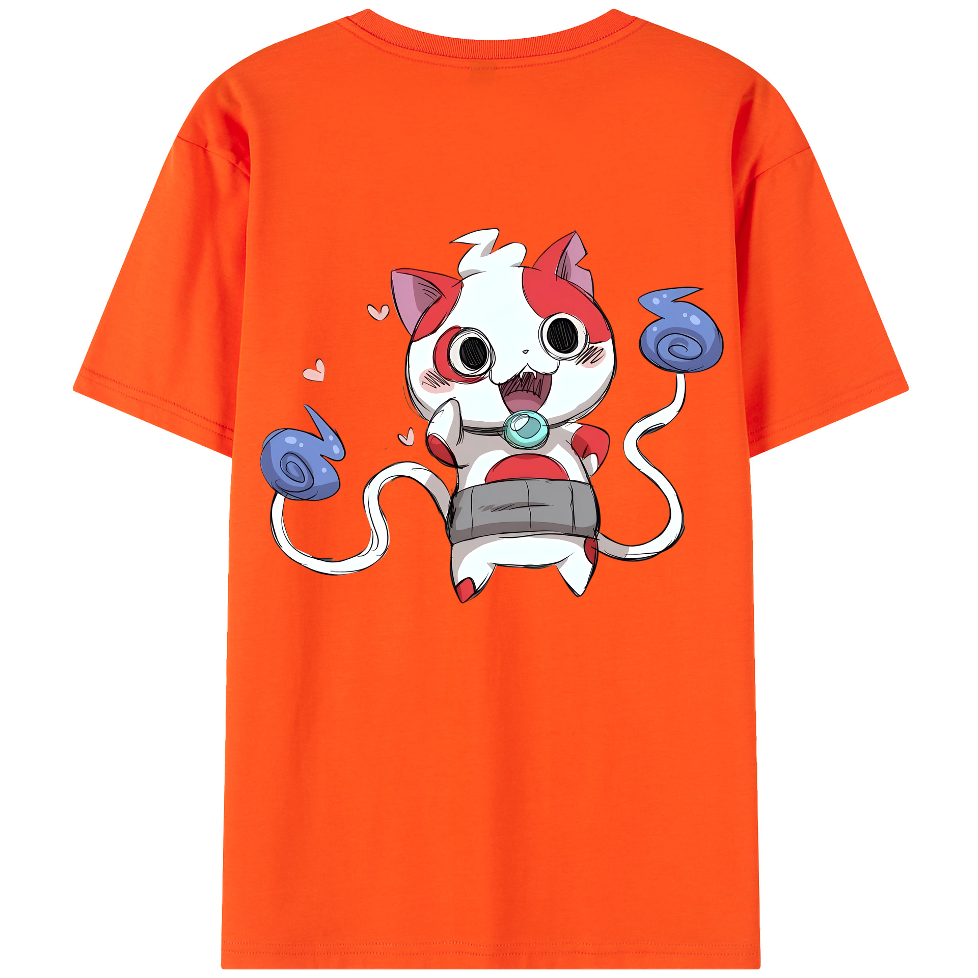 （画像用） 妖怪ウォッチ Yo-kai Watch 綿100％半袖Tシャツ（背面プリント）