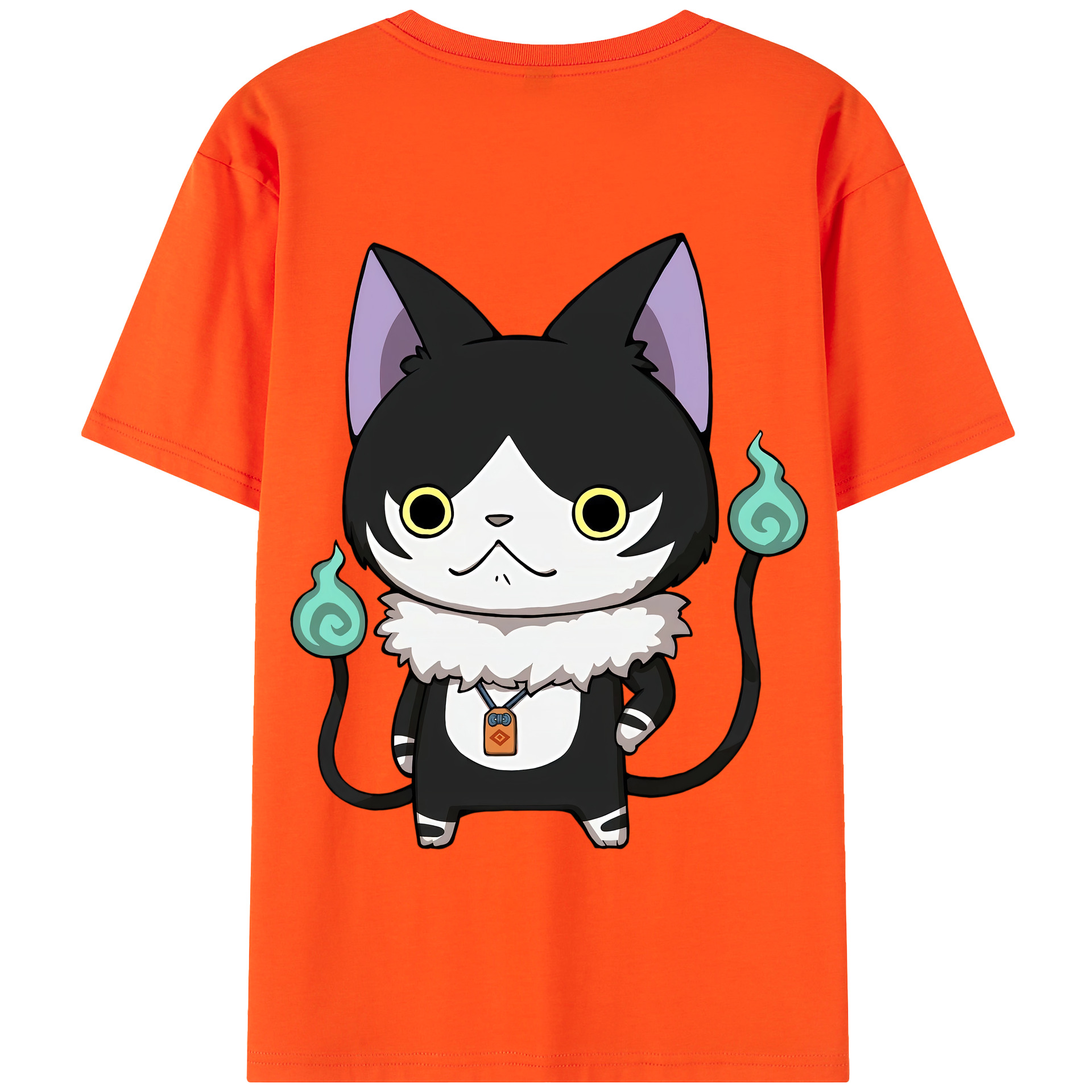 （画像用） 妖怪ウォッチ Yo-kai Watch 綿100％半袖Tシャツ（背面プリント）