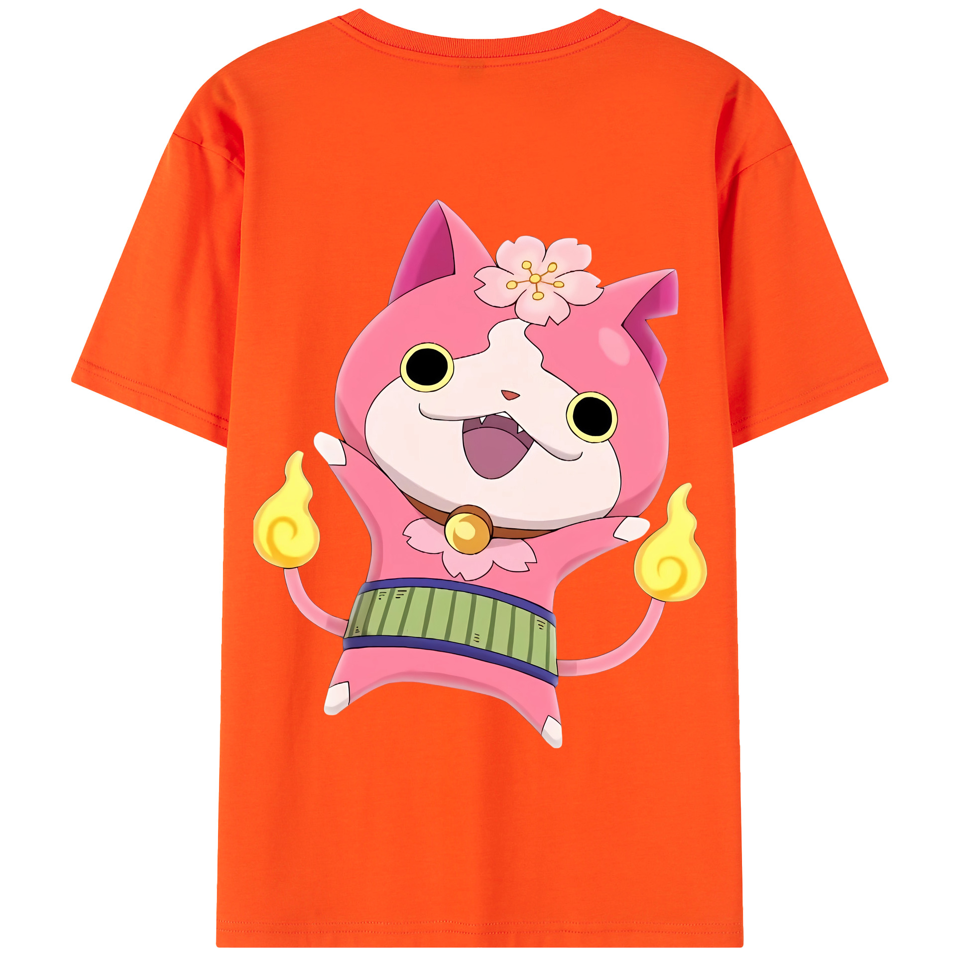 （画像用） 妖怪ウォッチ Yo-kai Watch 綿100％半袖Tシャツ（背面プリント）