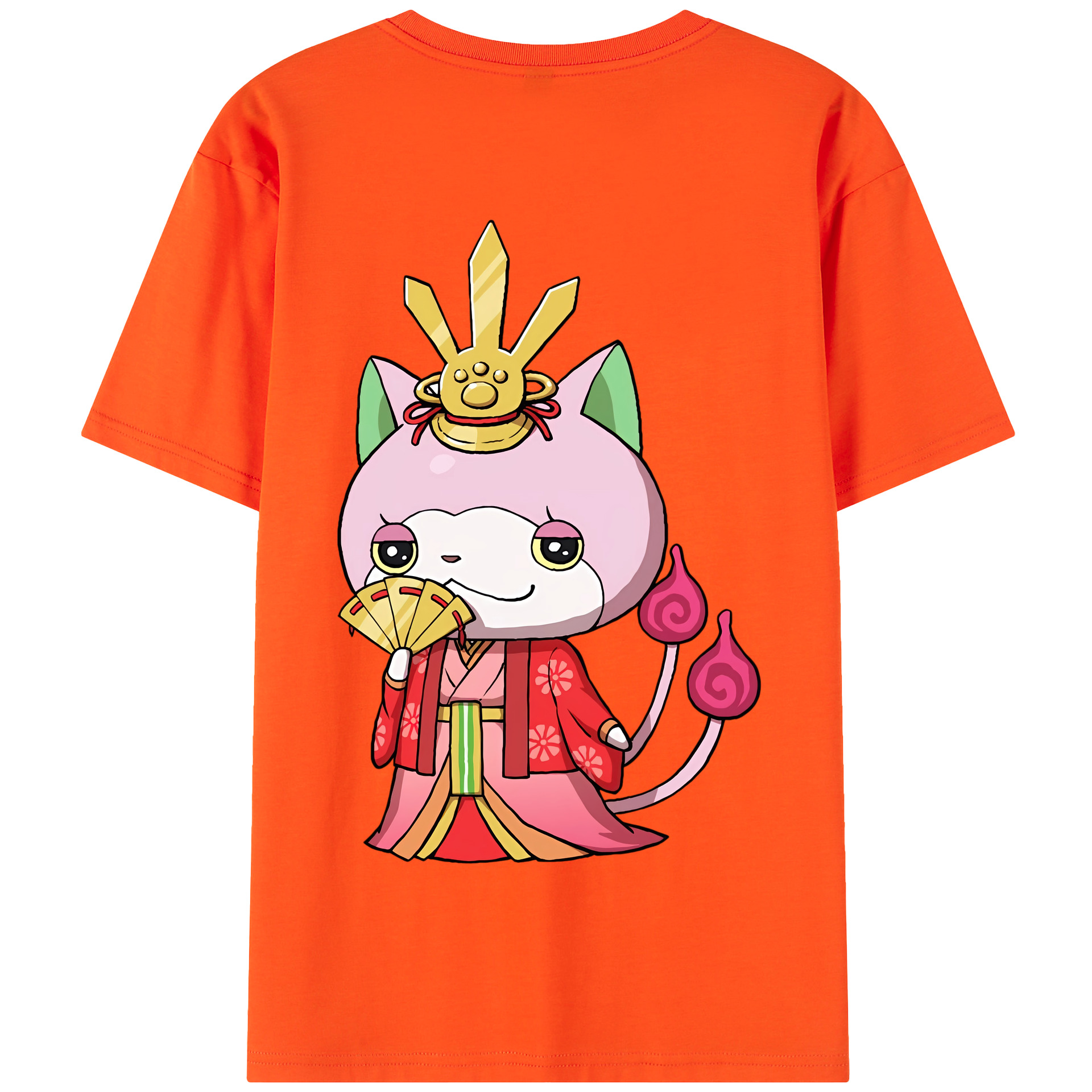 （画像用） 妖怪ウォッチ Yo-kai Watch 綿100％半袖Tシャツ（背面プリント）