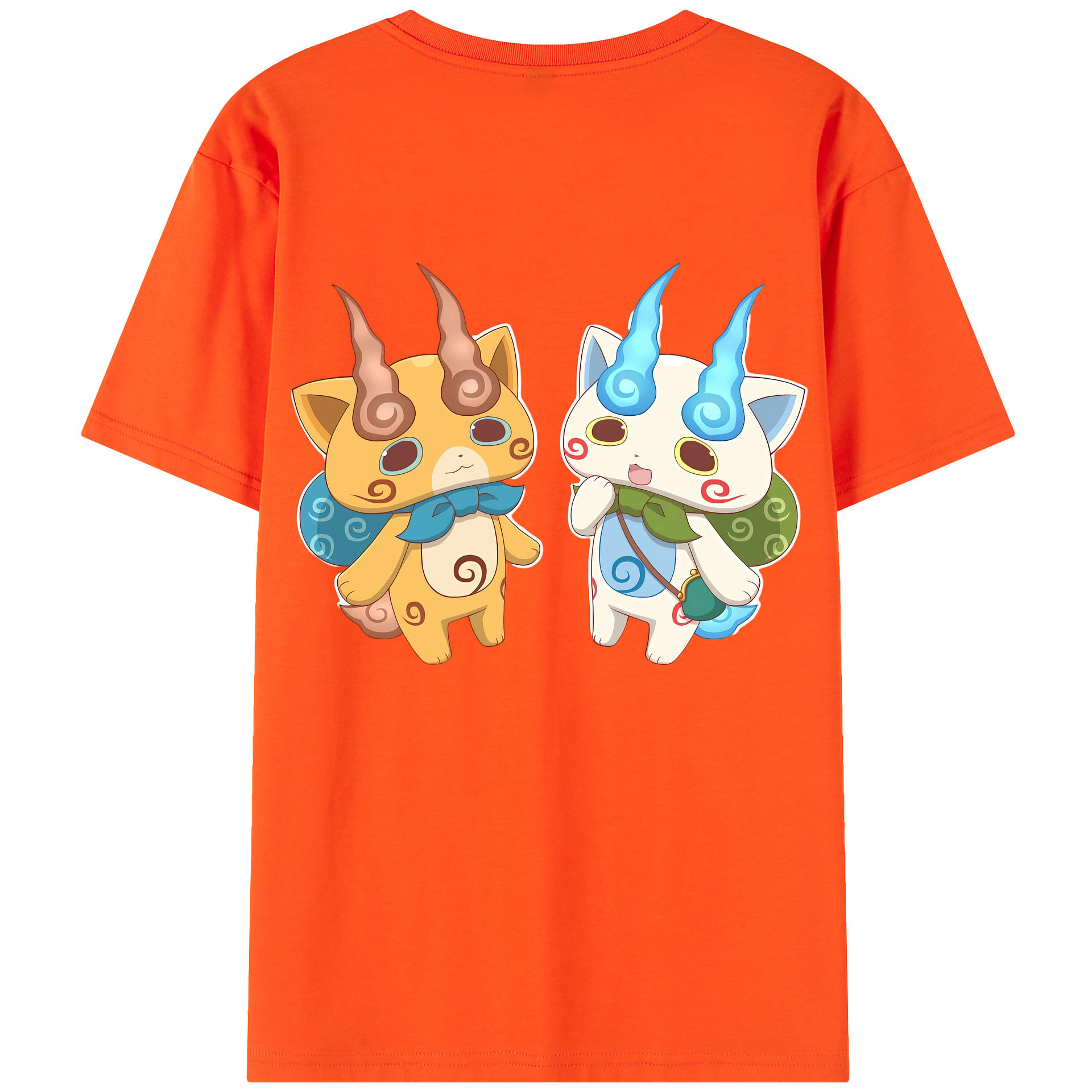 （画像用） 妖怪ウォッチ Yo-kai Watch 綿100％半袖Tシャツ（背面プリント）