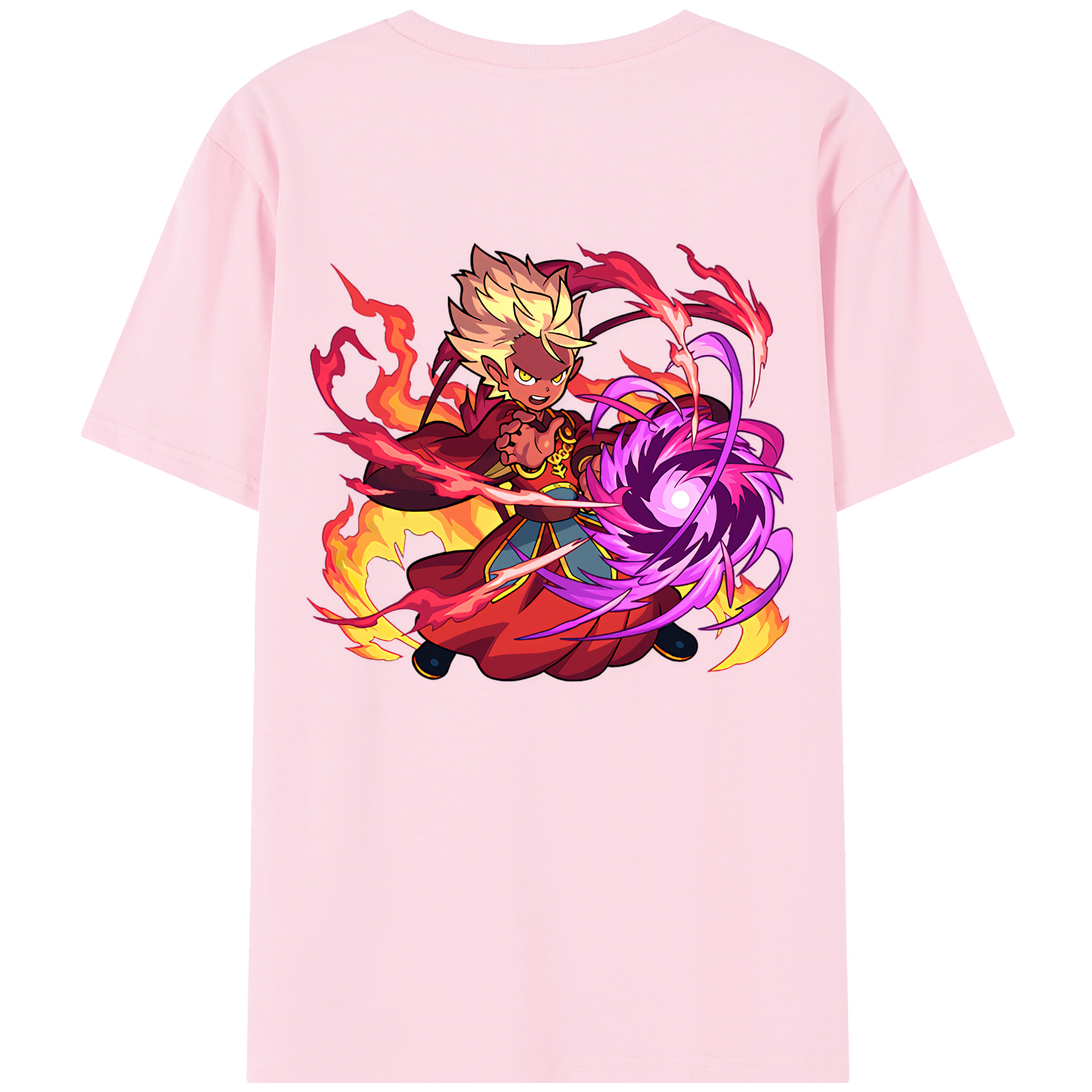 （画像用） 妖怪ウォッチ Yo-kai Watch 綿100％半袖Tシャツ（背面プリント）