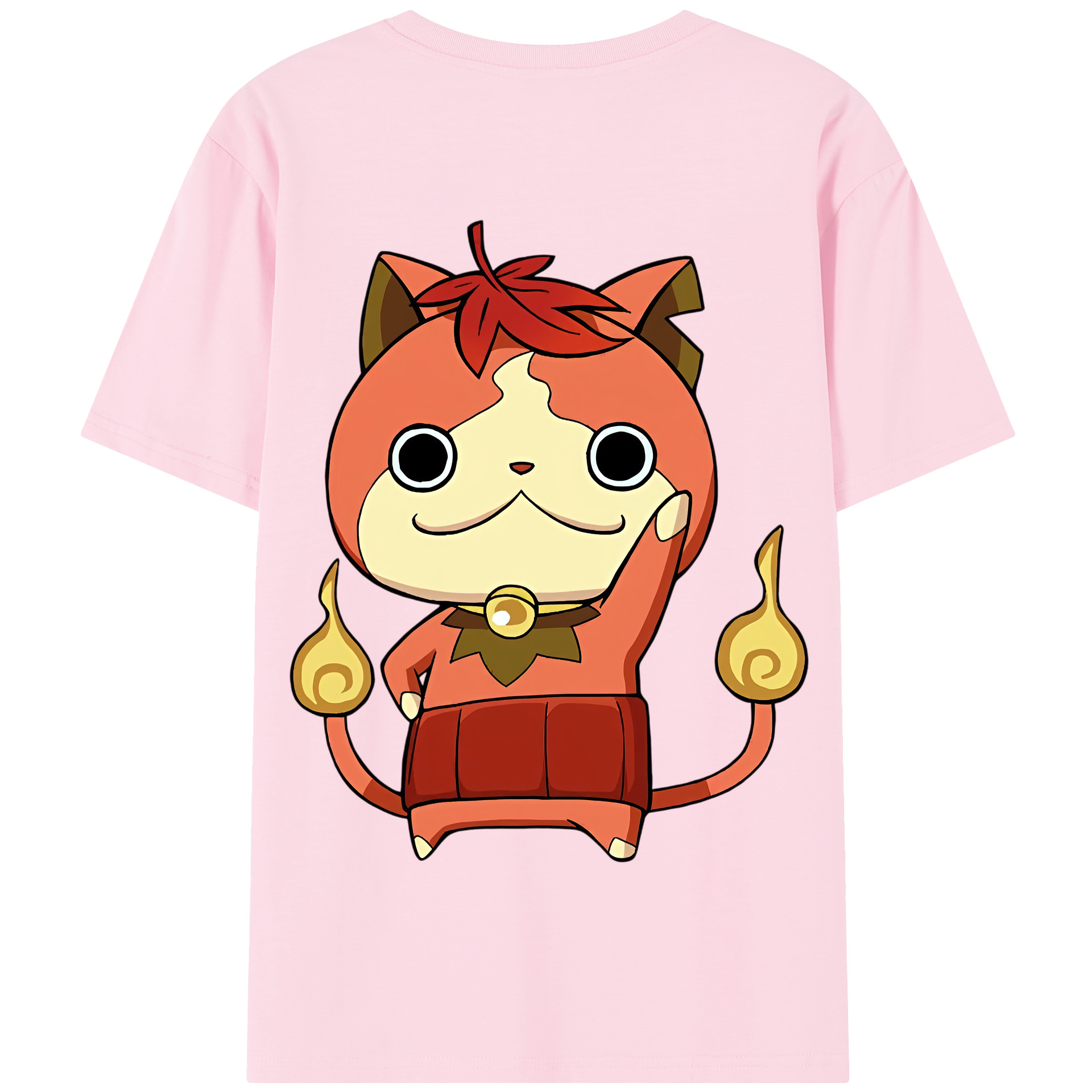 （画像用） 妖怪ウォッチ Yo-kai Watch 綿100％半袖Tシャツ（背面プリント）