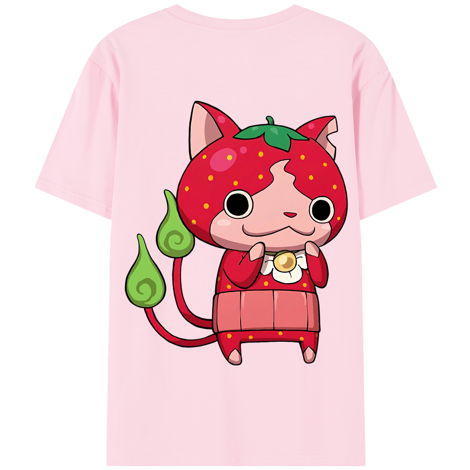 （画像用） 妖怪ウォッチ Yo-kai Watch 綿100％半袖Tシャツ（背面プリント）
