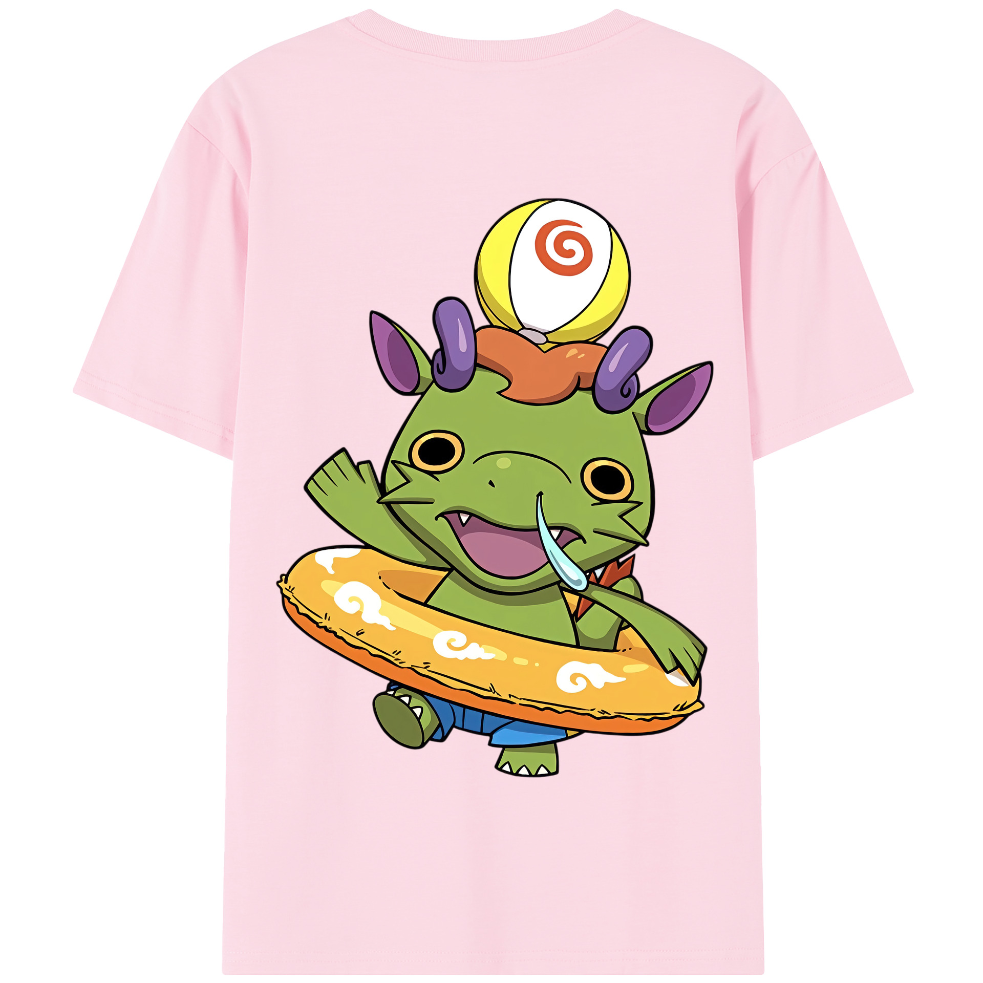 （画像用） 妖怪ウォッチ Yo-kai Watch 綿100％半袖Tシャツ（背面プリント）