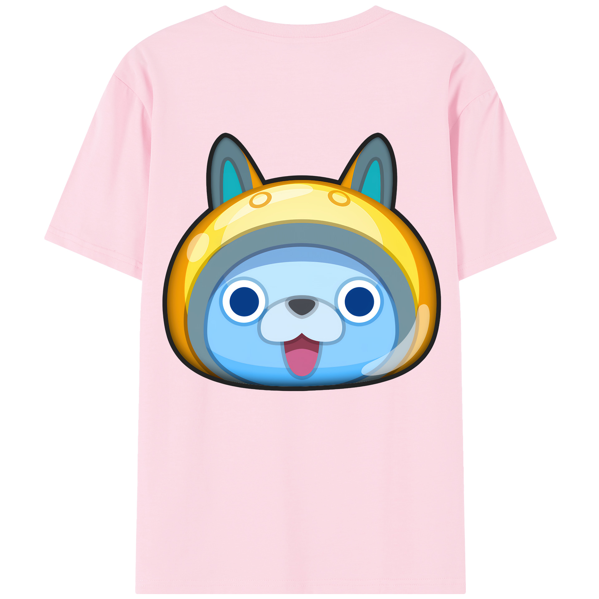 （画像用） 妖怪ウォッチ Yo-kai Watch 綿100％半袖Tシャツ（背面プリント）