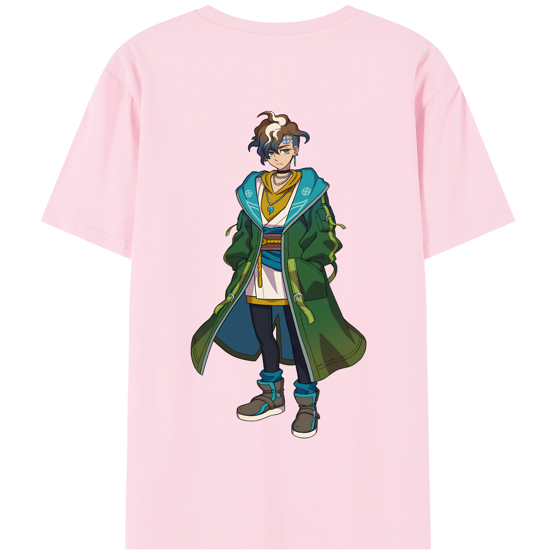 （画像用） 妖怪ウォッチ Yo-kai Watch 綿100％半袖Tシャツ（背面プリント）